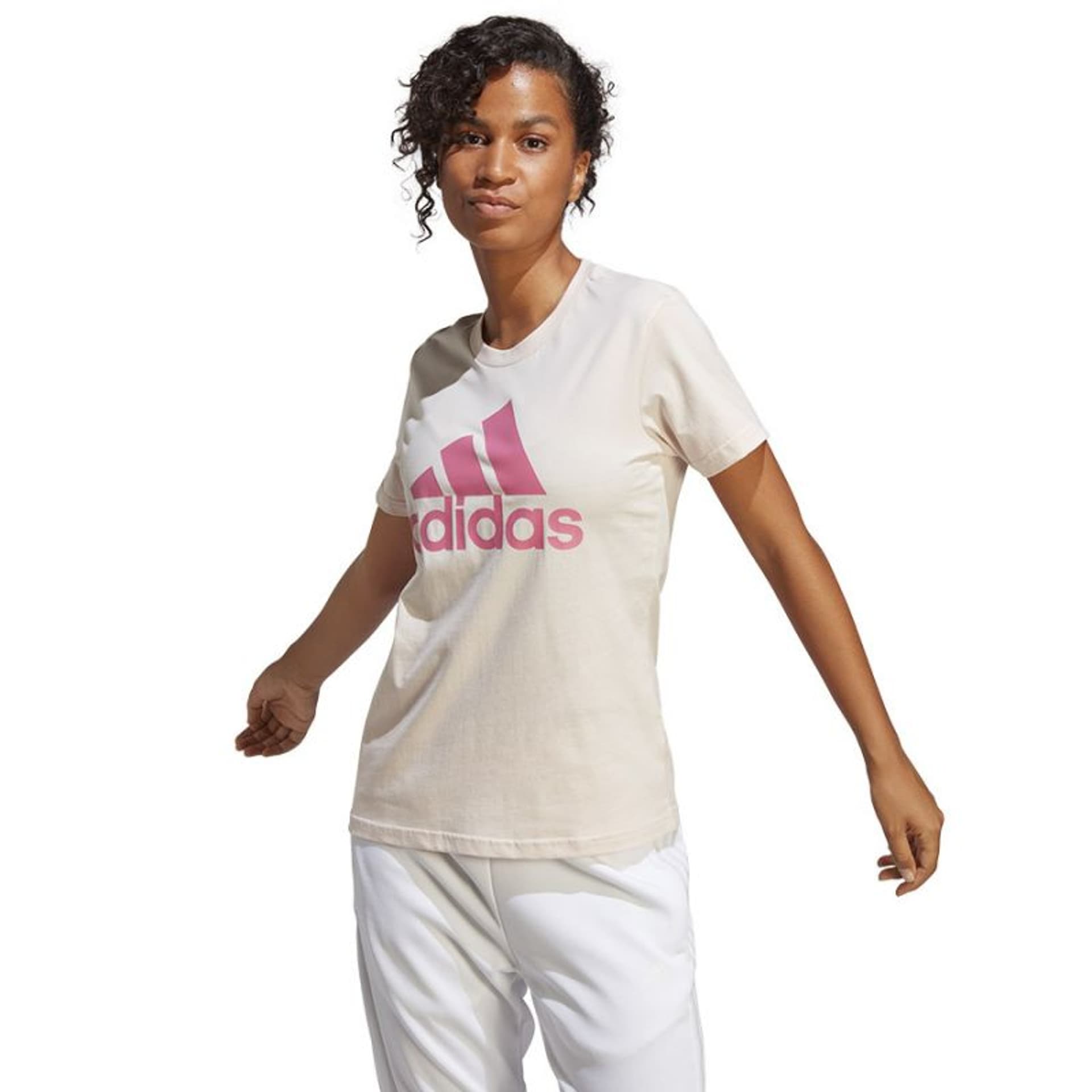 

Koszulka adidas Big Logo Tee W (kolor Beżowy/Kremowy, rozmiar M)