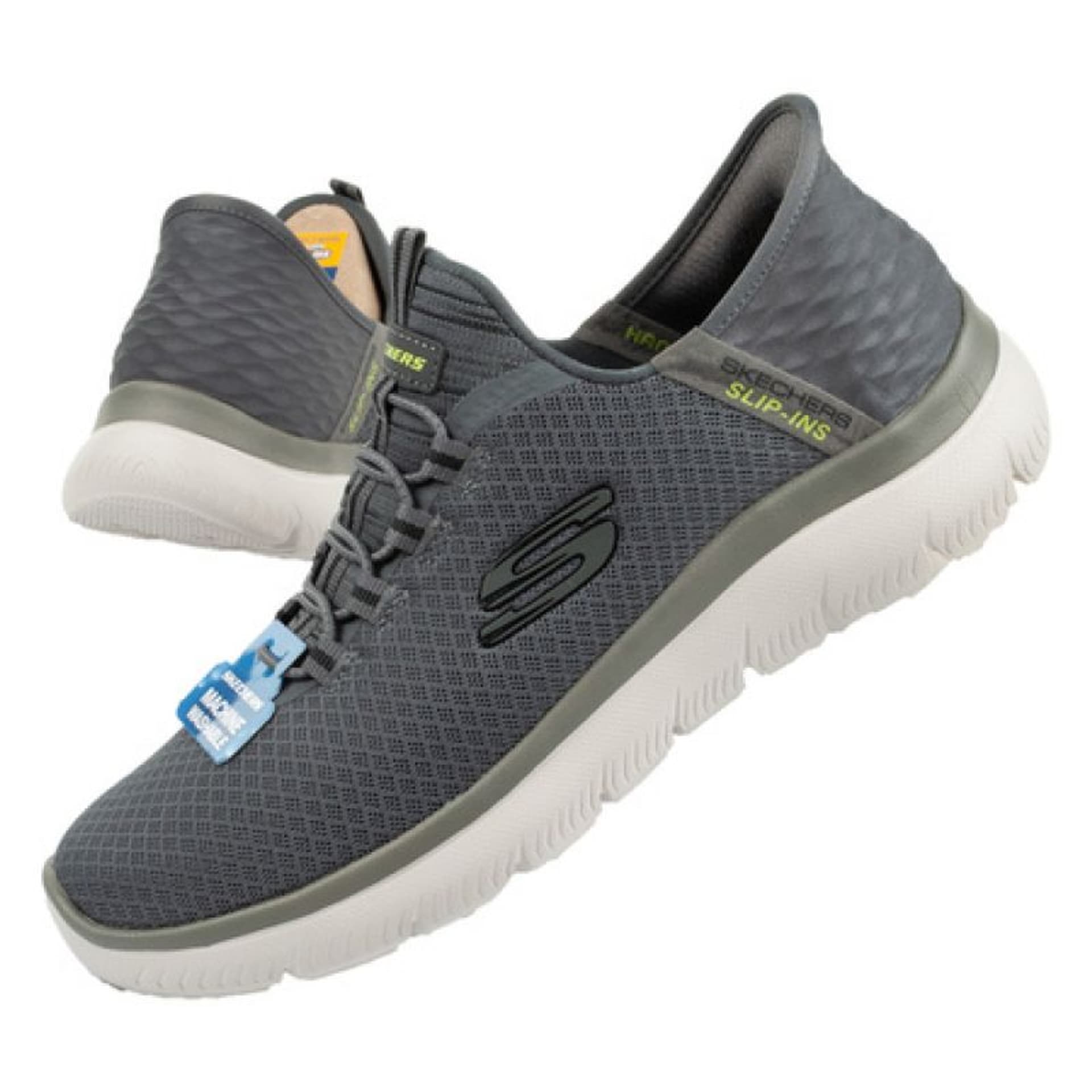 

Buty Skechers Summits M 232457 (kolor Szary/Srebrny, rozmiar 48.5)