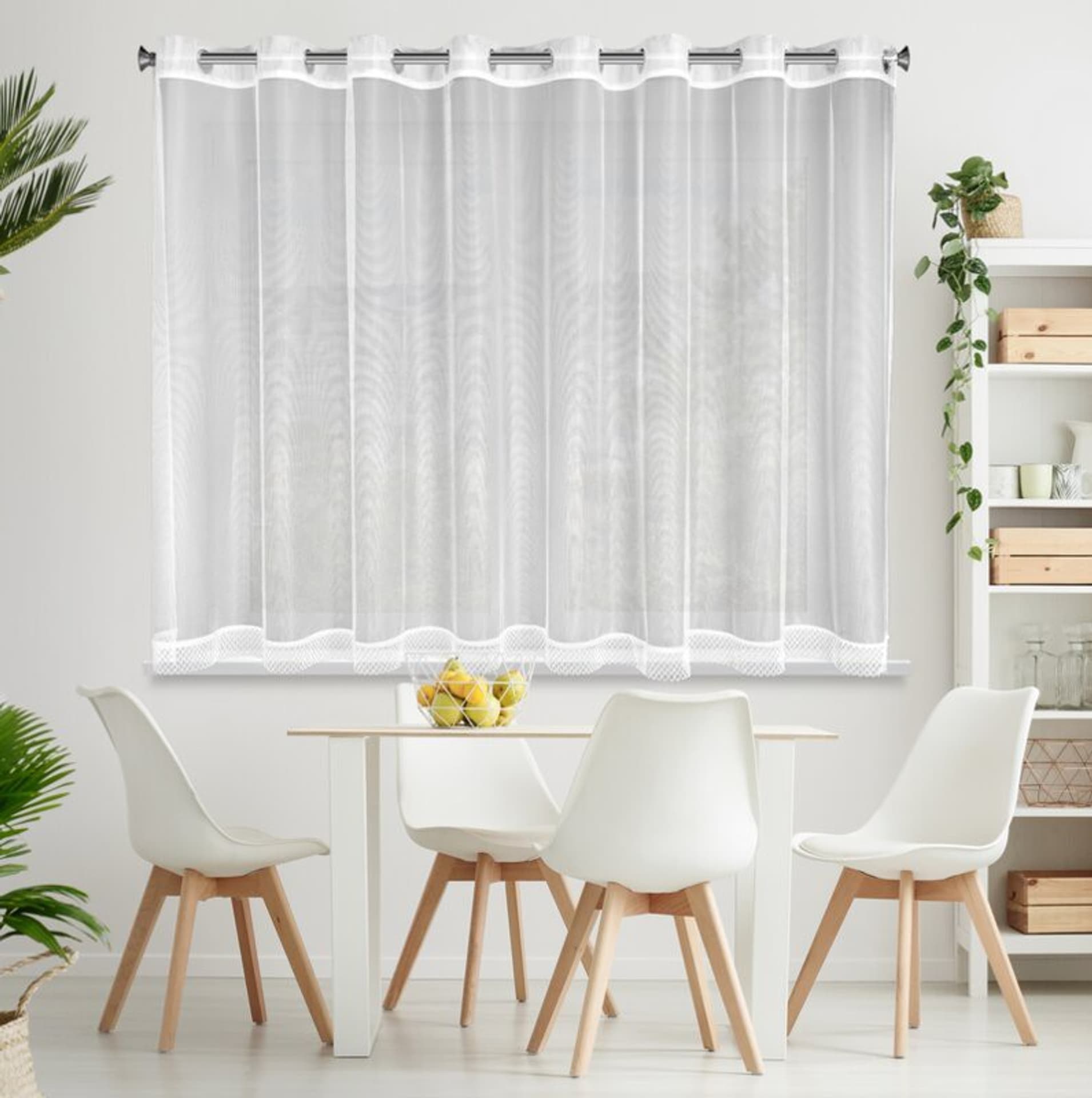 

Firana NEL 300x145 biała przelotka