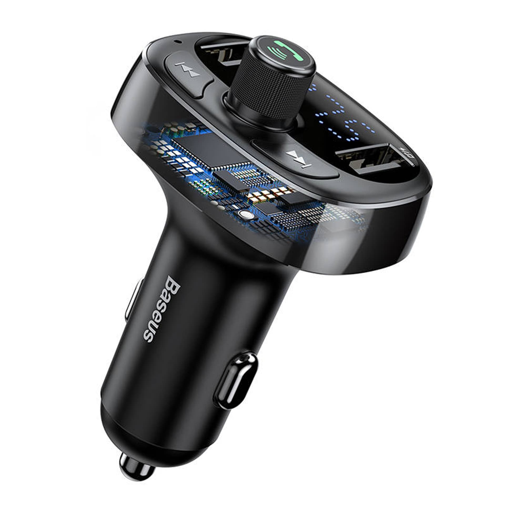 

Transmiter FM Baseus T-typed S-09 Bluetooth (czarny)