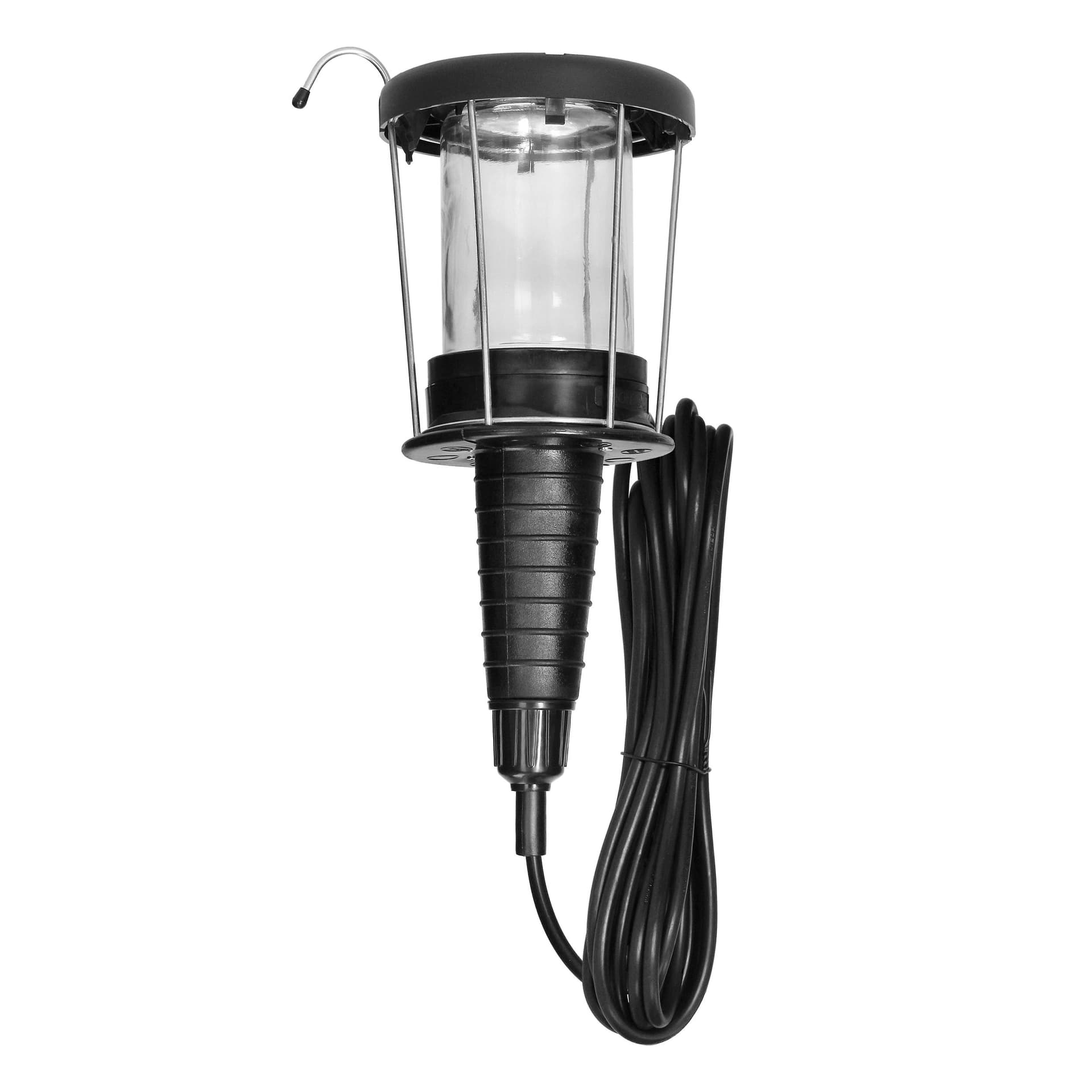 

Lampa warsztatowa E27, max.60W, IP20,szklany klosz