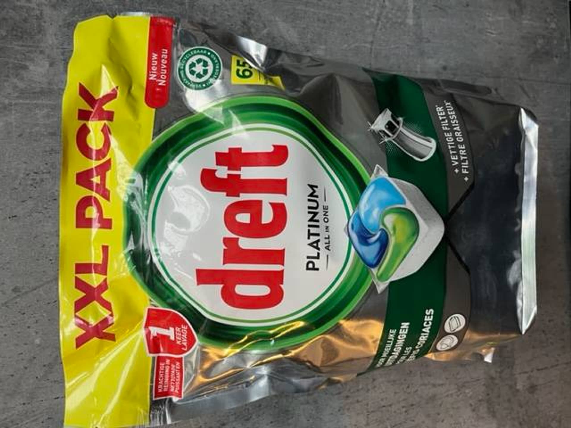 

Dreft Platinum Kapsułki do Zmywarki 65 szt.