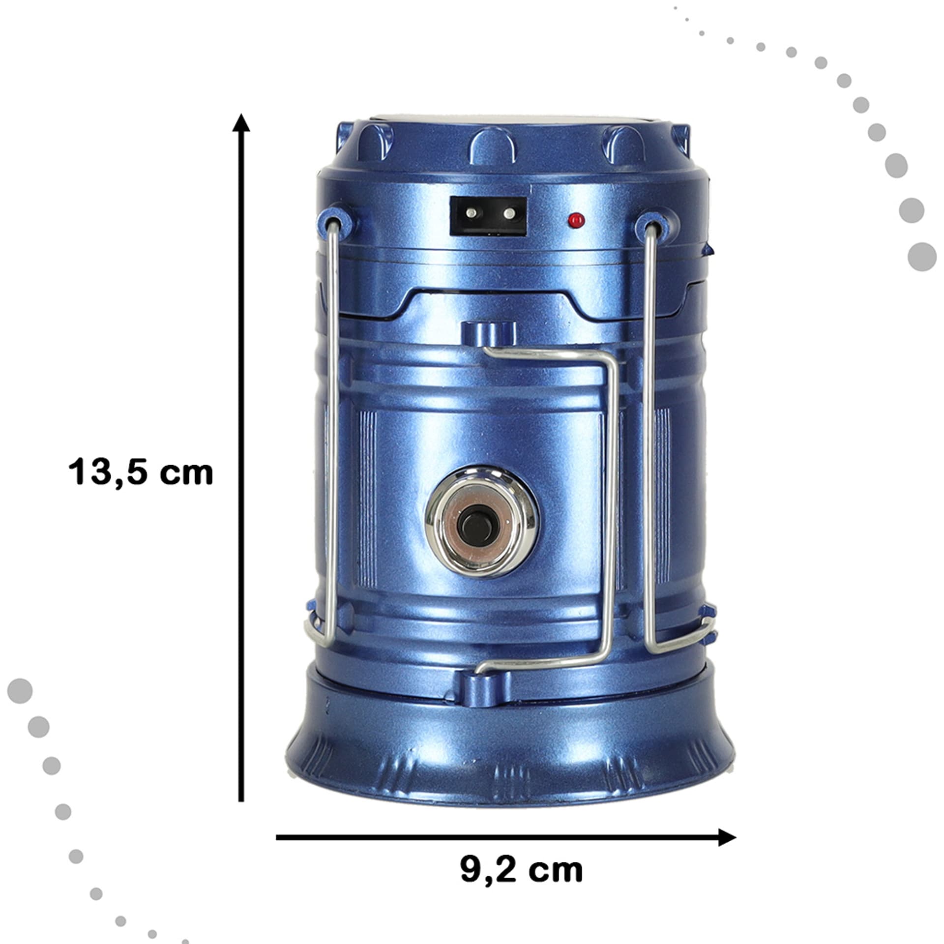 

Lampa turystyczna lampka latarka biwakowa solarna