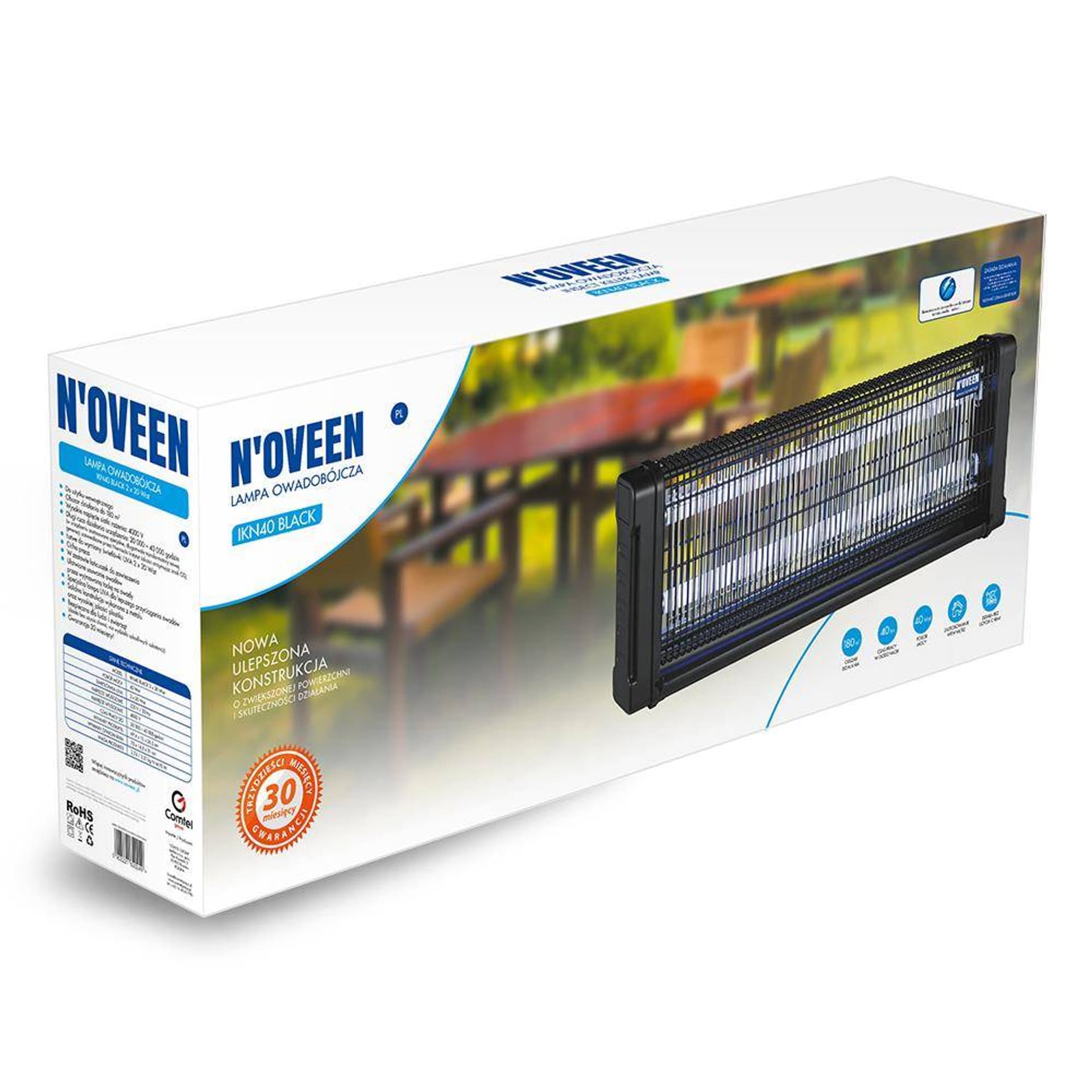 

LAMPA OWADOBÓJCZA na KOMARY MUCHY ĆMY UV PRO 350m2