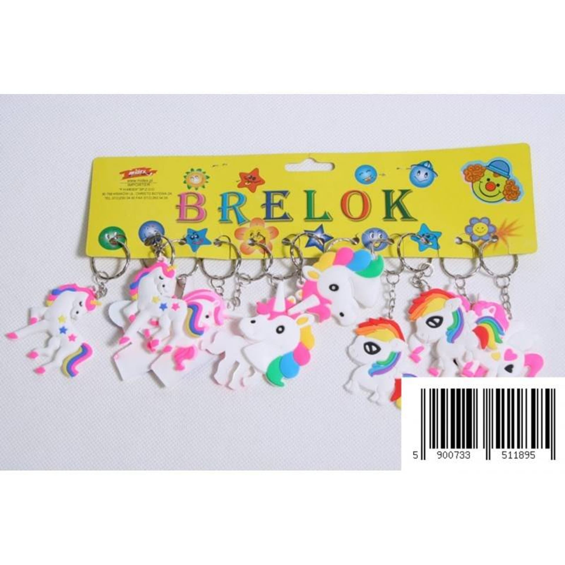 

BRELOK JEDNOROŻEC 12 SZTUK