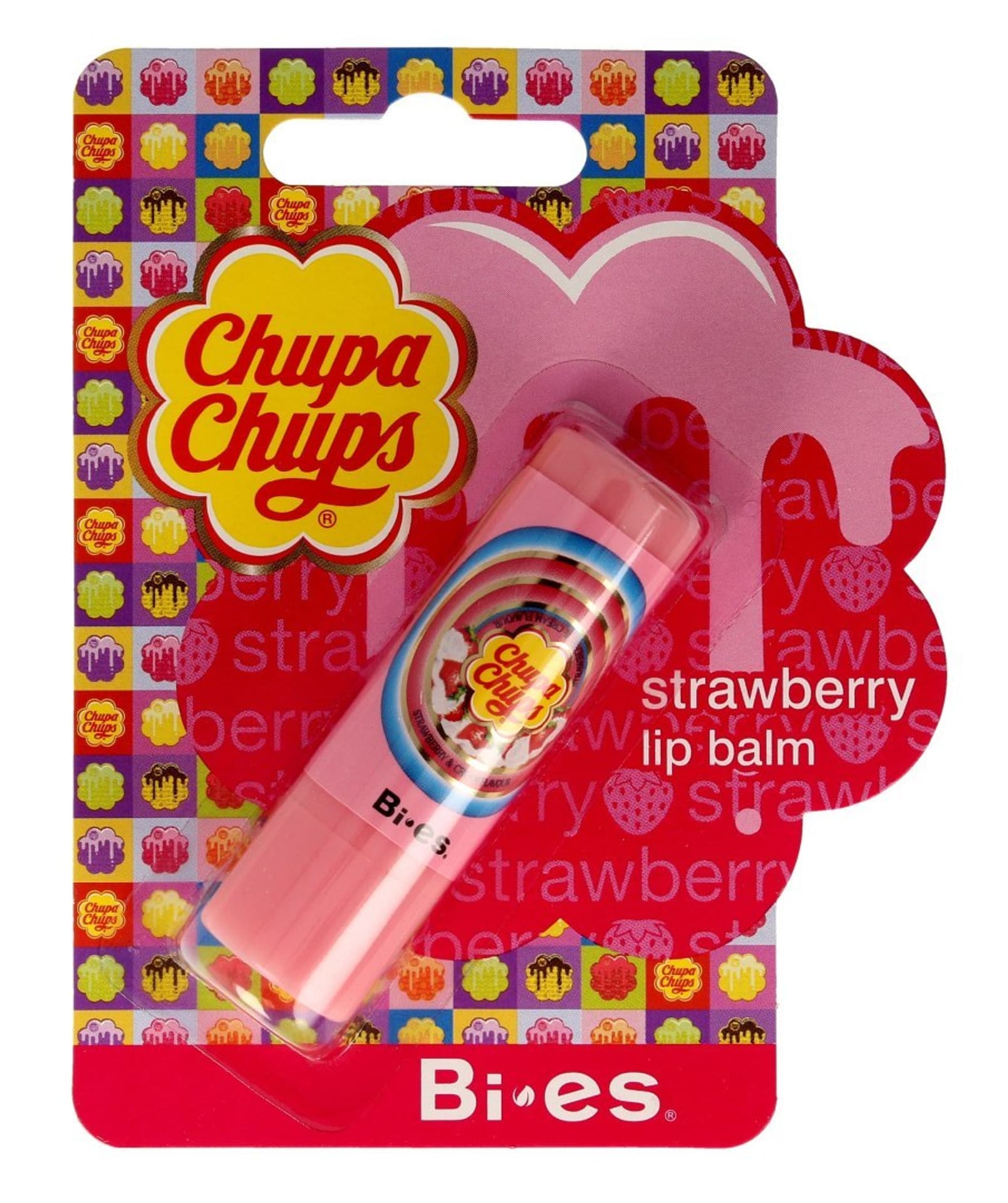 

Bi-es Chupa Chups Pomadka ochronna Strawberry 1szt