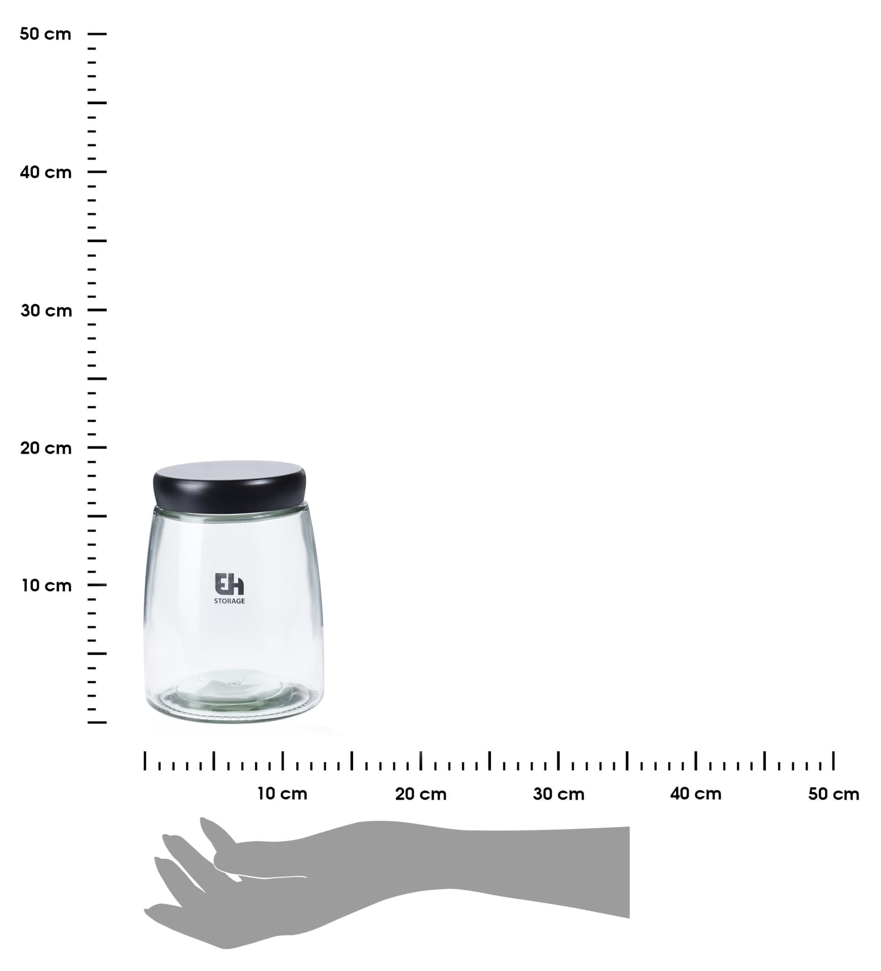 

Pojemnik szklany z pokrywą 1000ml