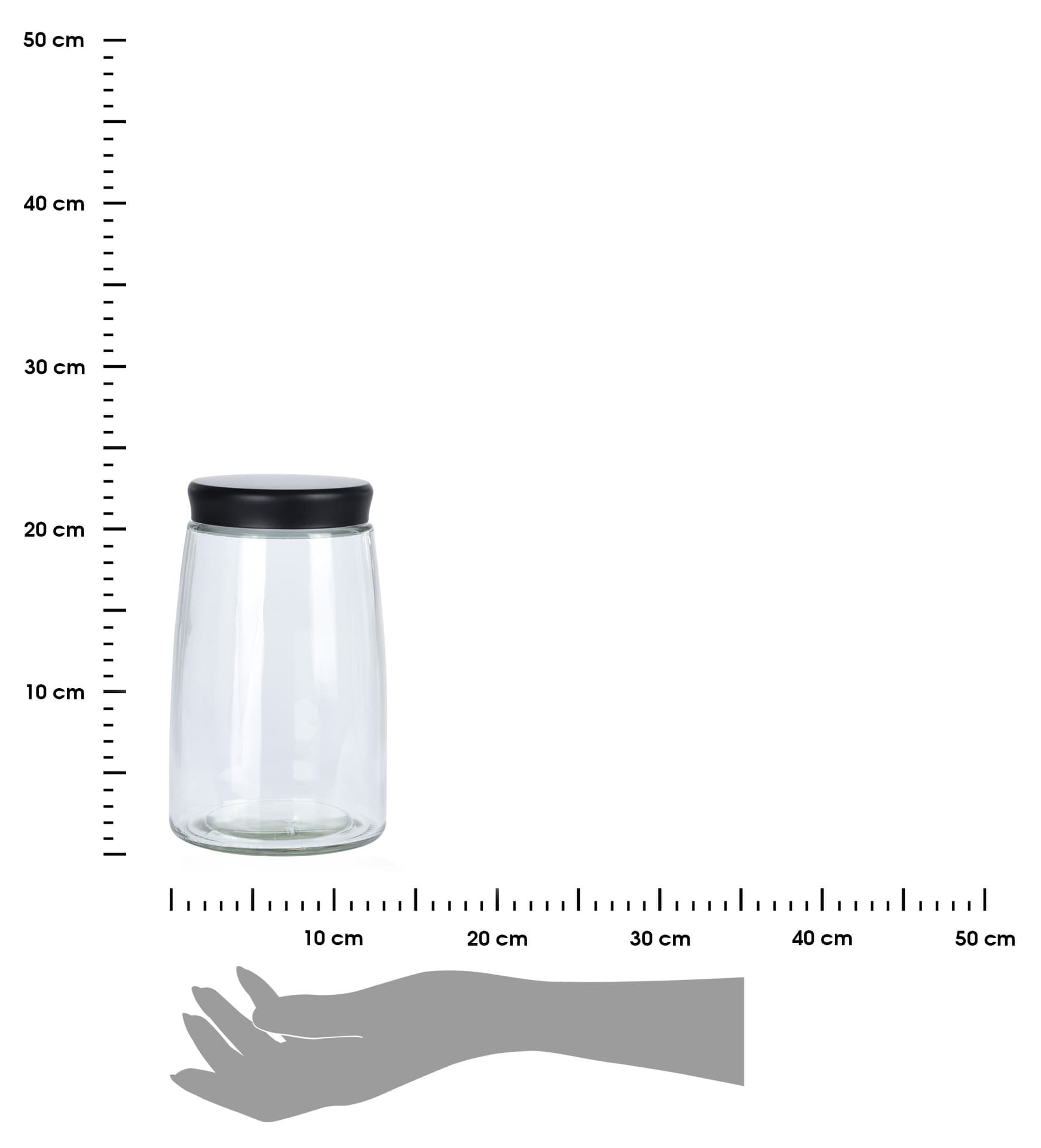 

Pojemnik szklany z pokrywą 2000ml