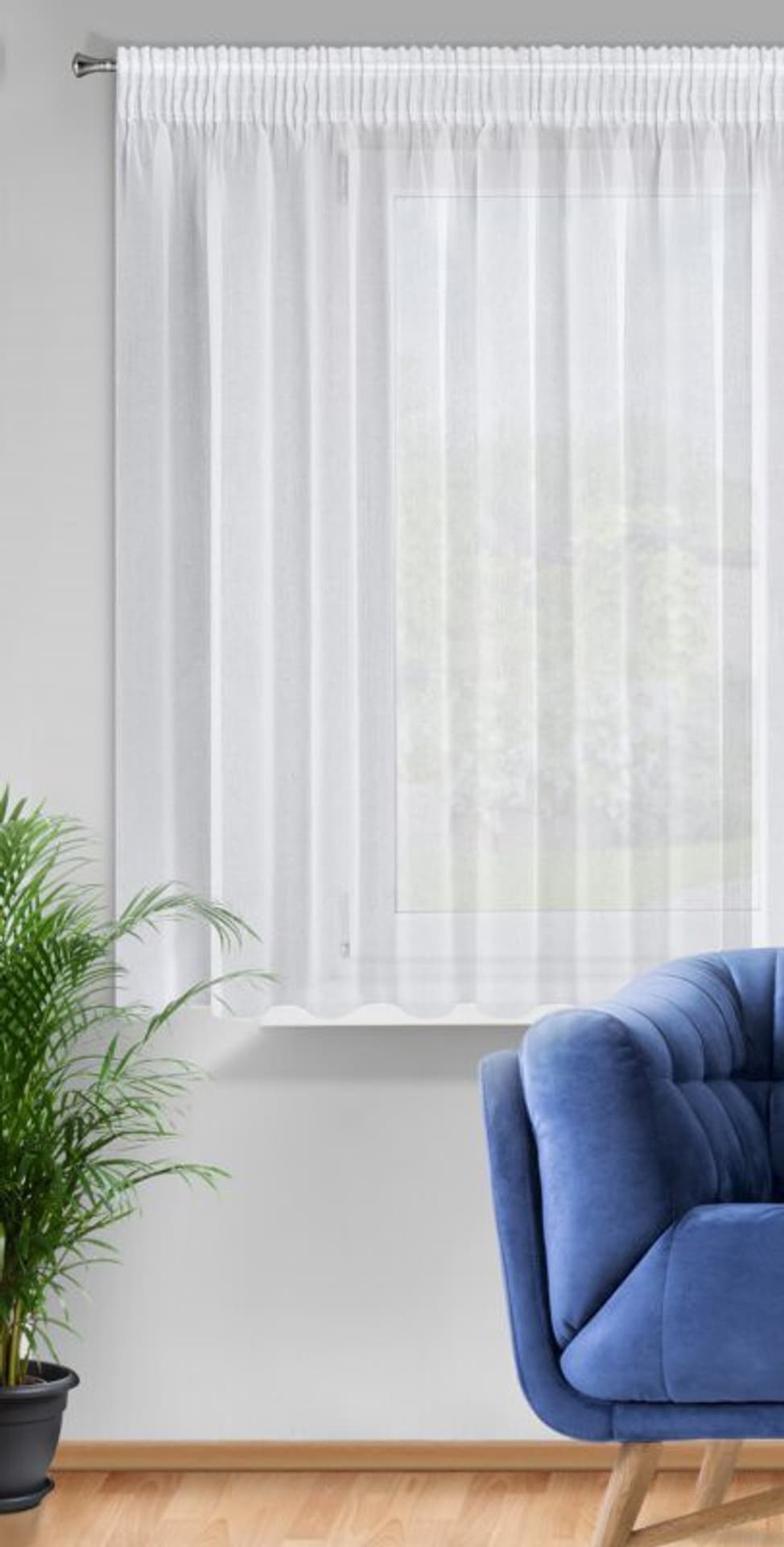 

Firana gotowa ELPIDIA 350x150 biała