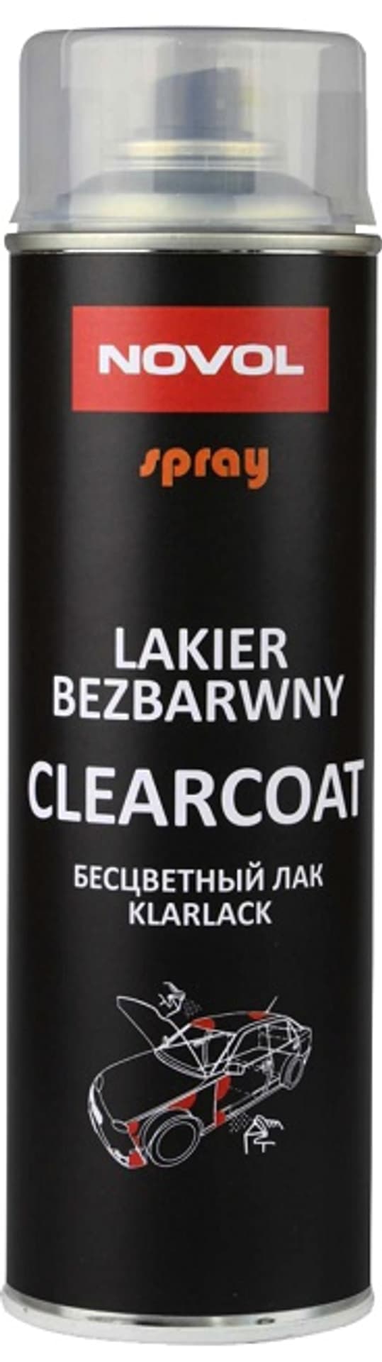 

SPRAY CLEARCOAT LAKIER BEZBARWNY 500 ML