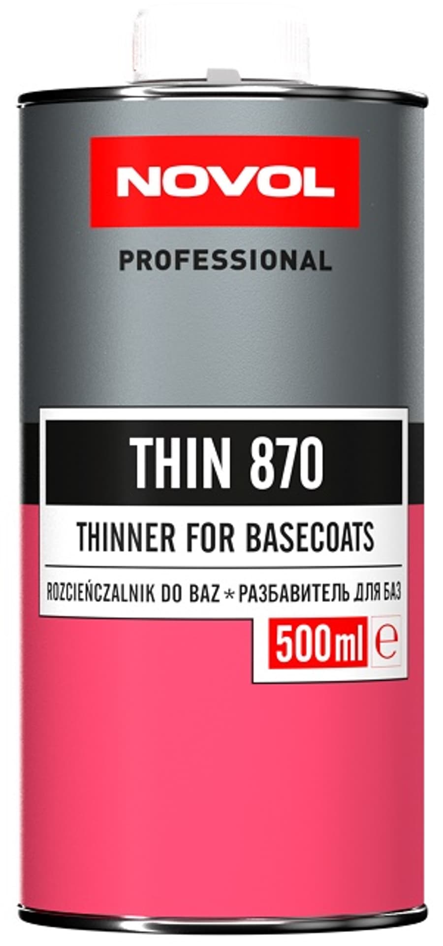 

ROZCIEŃCZALNIK DO BAZ THIN 870 0.5L