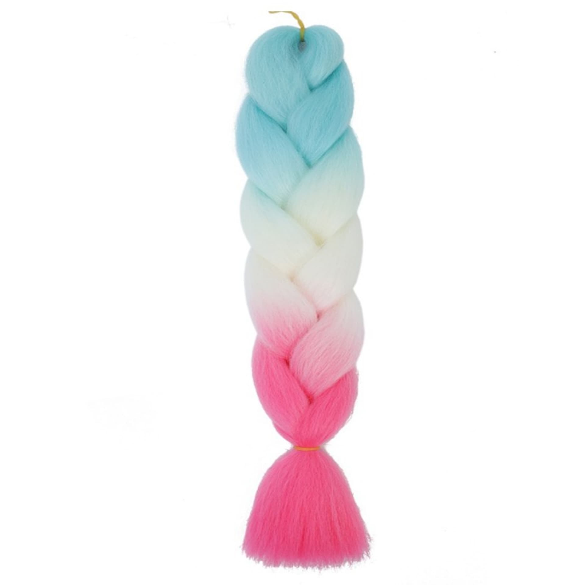 

Syntetyczne włosy kolorowe 120 cm gęste ombre WLS35