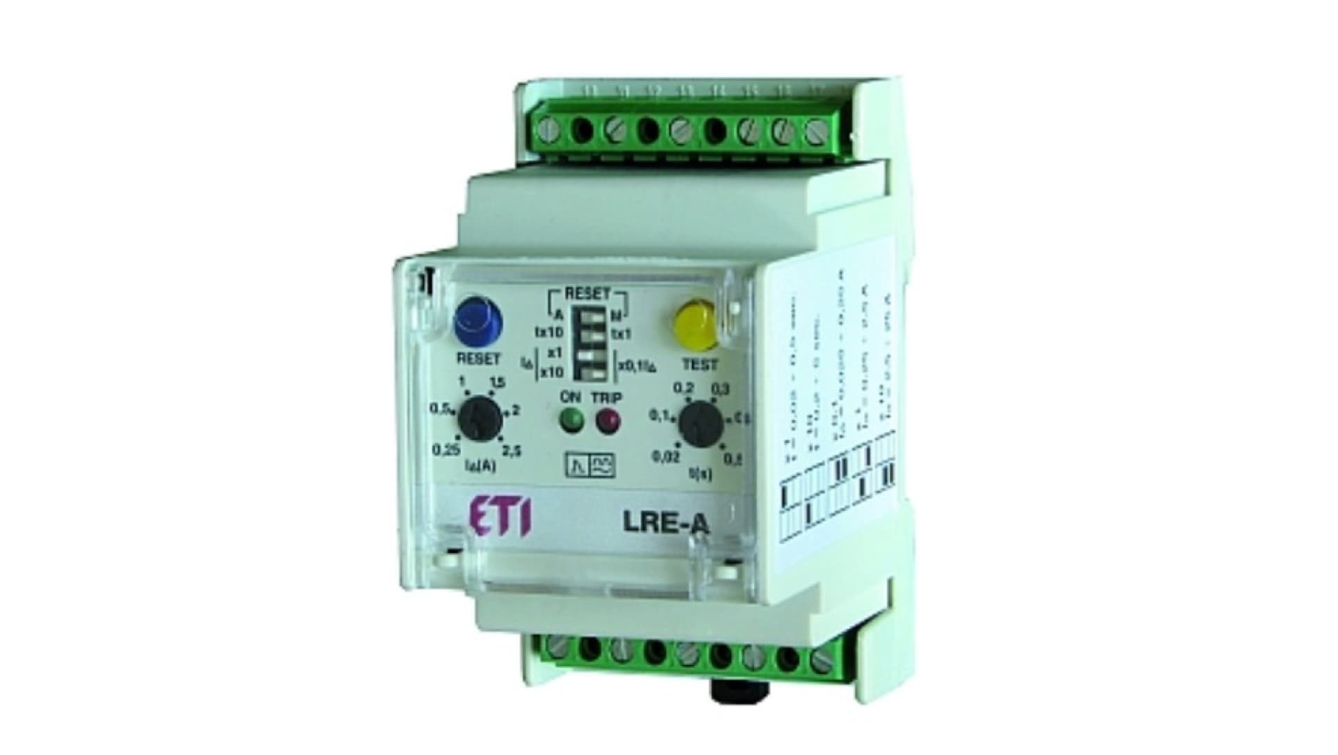 

Przekaźnik różnicowoprądowy ETIBREAK LRE-A 110-230-380V 004671603