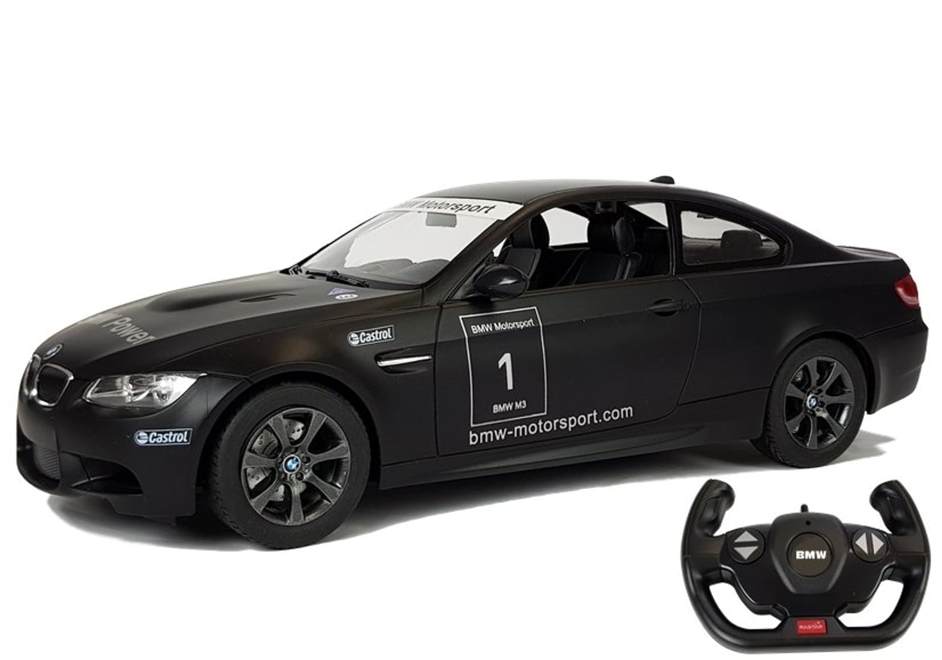 

Auto R/C BMW M3 Rastar 1:14 Czarny na Pilota