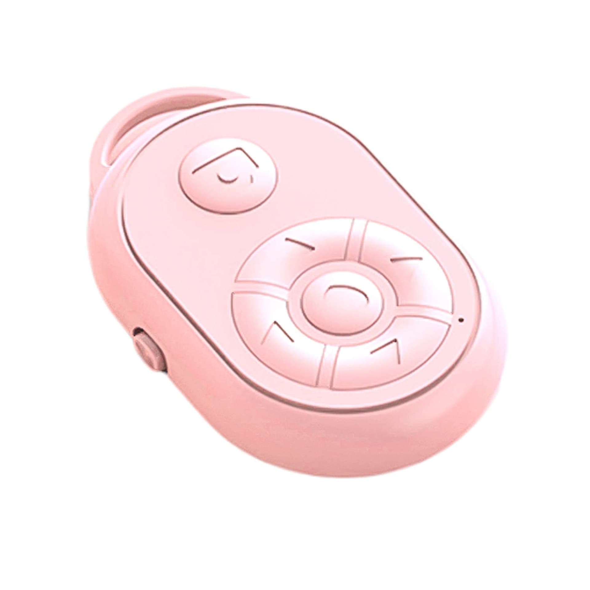 

Zdalny kontroler Pilot Bluetooth do sterowania telefonem, robienia zdjęć, nagrań, przewijania Alogy Różowy
