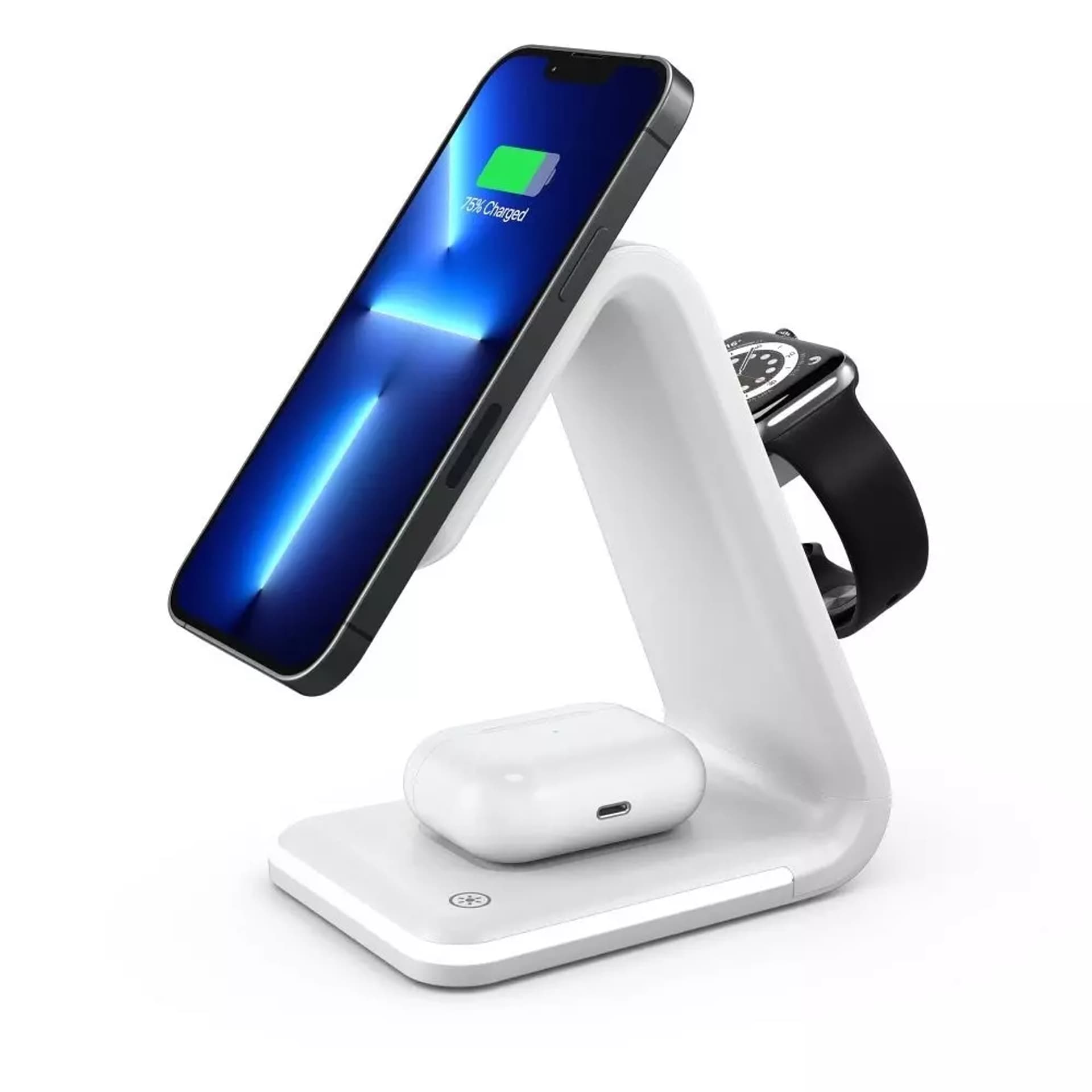 

Ładowarka indukcyjna Qi 3w1 15W B17 do MagSafe na telefon/ smartwatch/ słuchawki