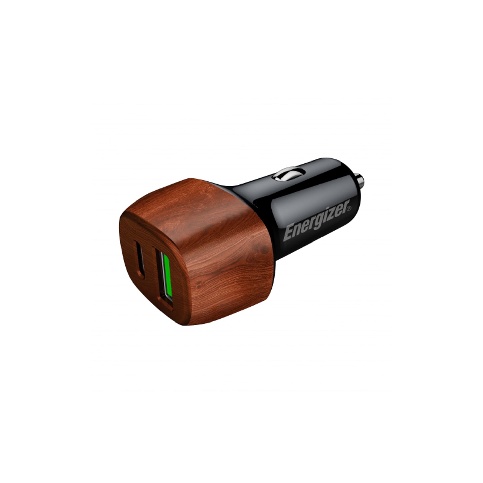 

Energizer Ultimate - Ładowarka samochodowa USB-C & USB-A 38W PD + QC3.0 (Walnut)