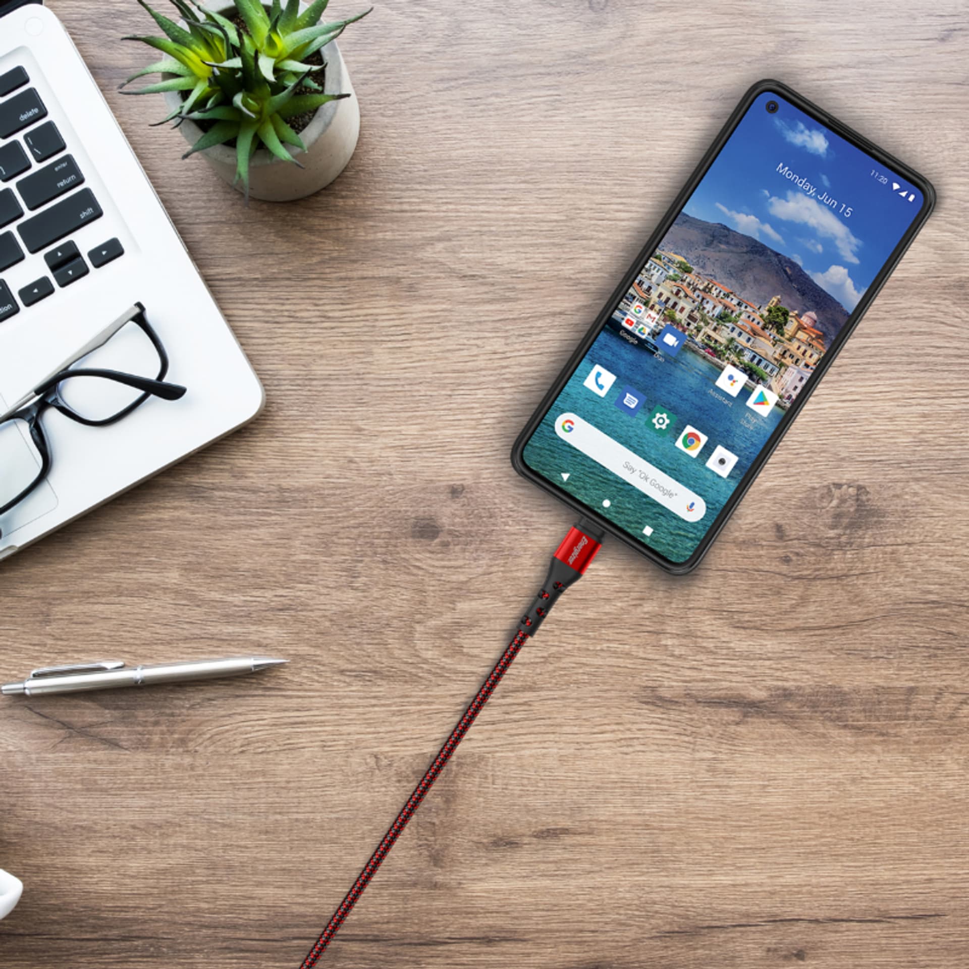 

Energizer Ultimate - Kabel połączeniowy USB-A do USB-C 2m (Czerwony)