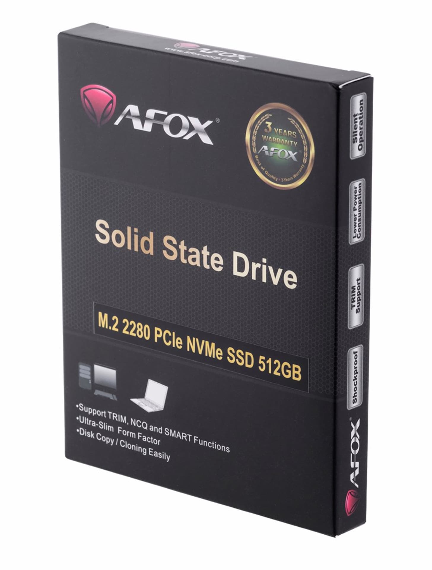 

AFOX ME300 SSD M.2 PCI-Ex4 512GB TLC 2.5 GB/s NVMe