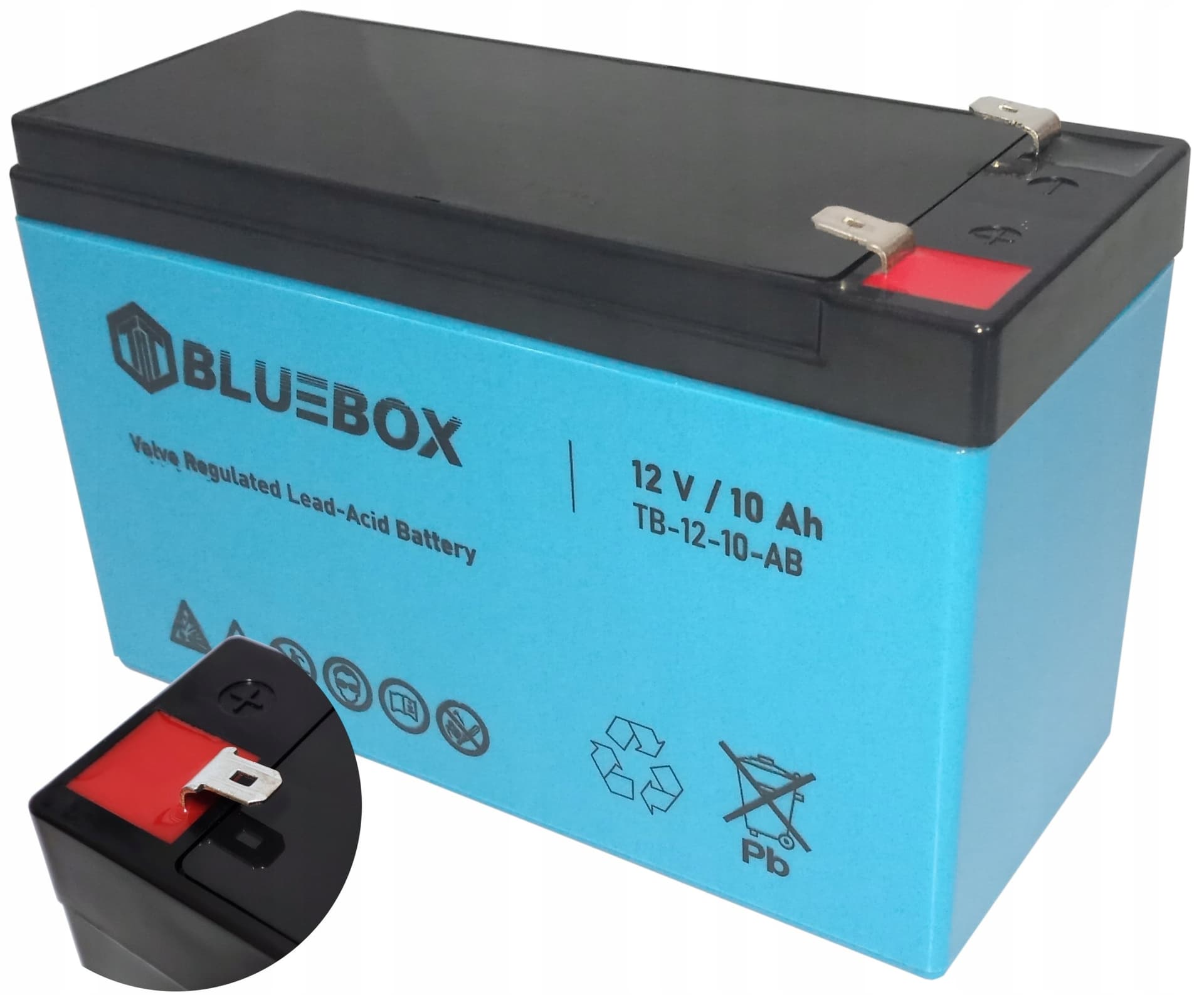 

Smukły Akumulator żelowy AGM 12V 10Ah + ŁADOWARKA 12V PW