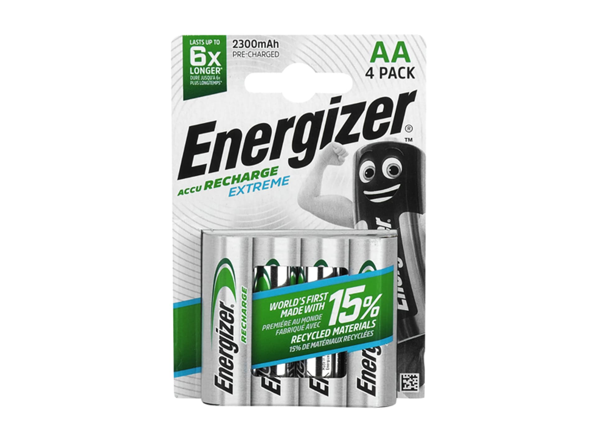 

4 szt. Akumulator ENERGIZER R6 2300mAh na blistrze.