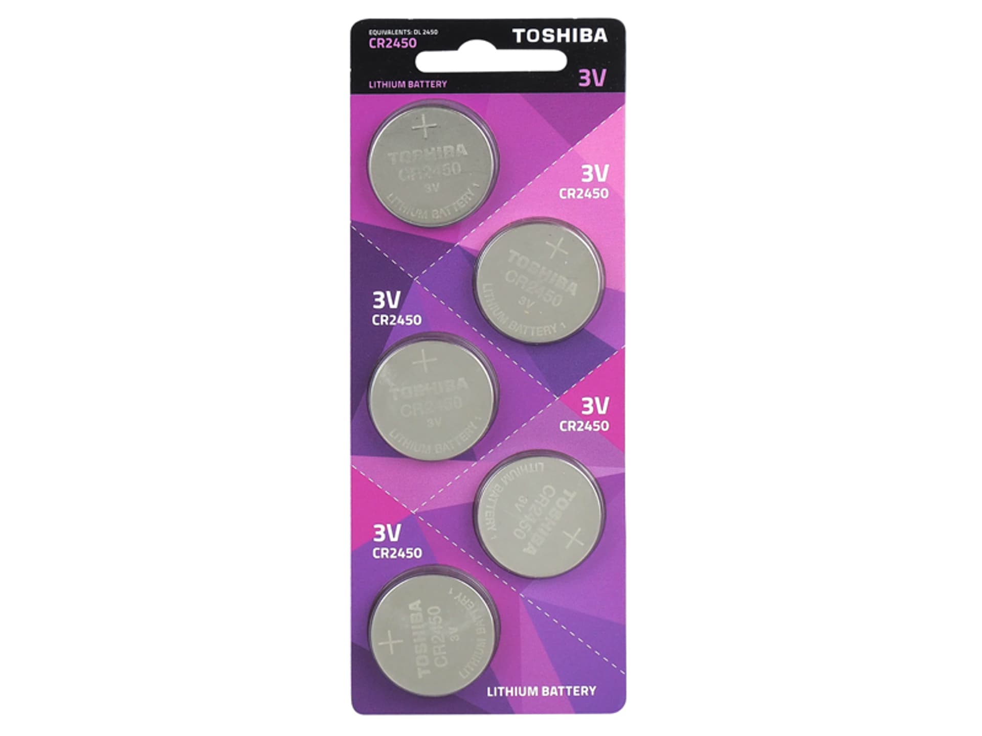

5 szt. Bateria Litowa 3V CR2450 Toshiba.