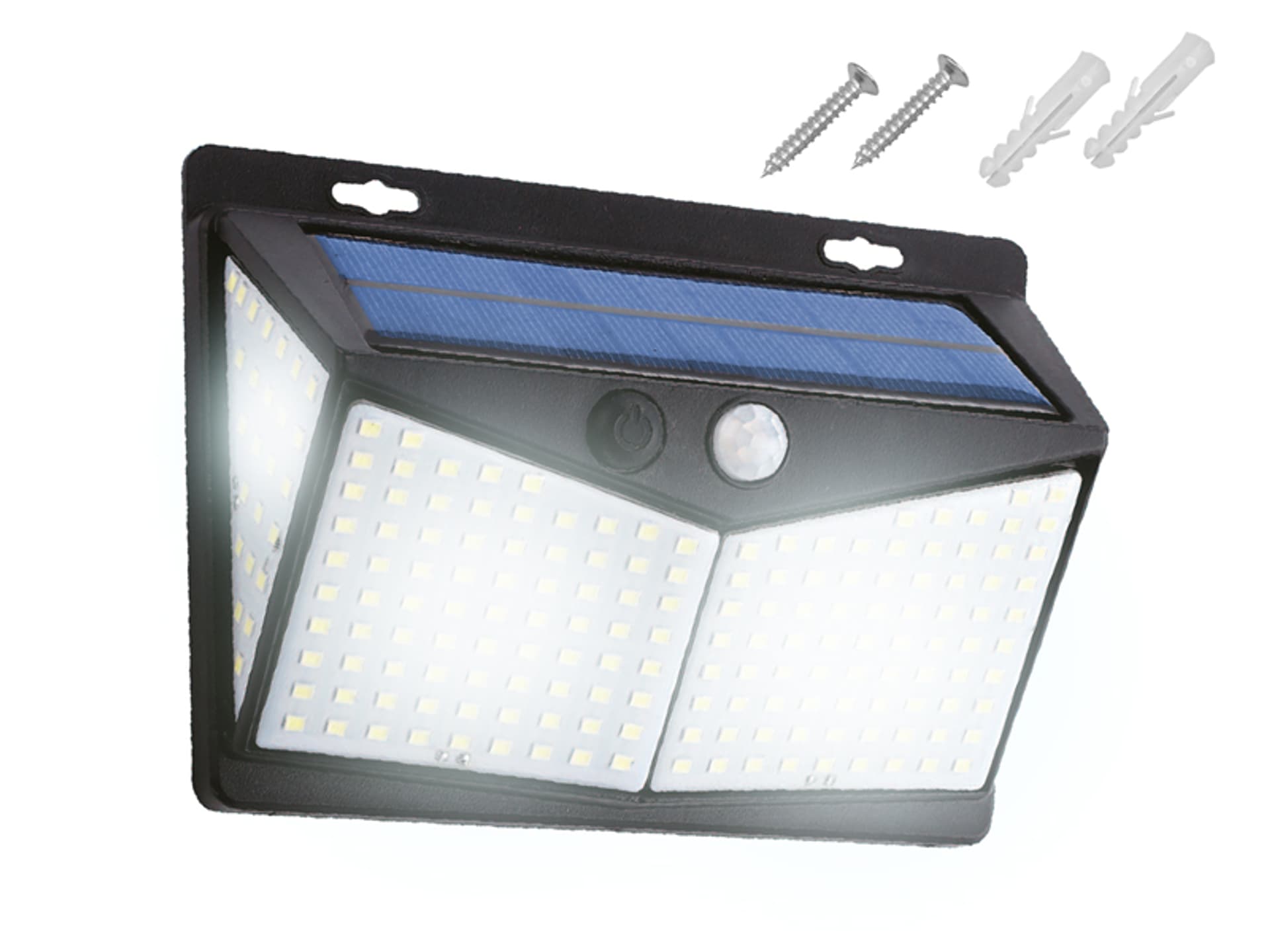 

1 szt. Lampa ścienna solarna LTC, ABS, 208*SMD LED, 5.5V 130MA, czujnik ruchu o zmierzchu, wodoodporna.