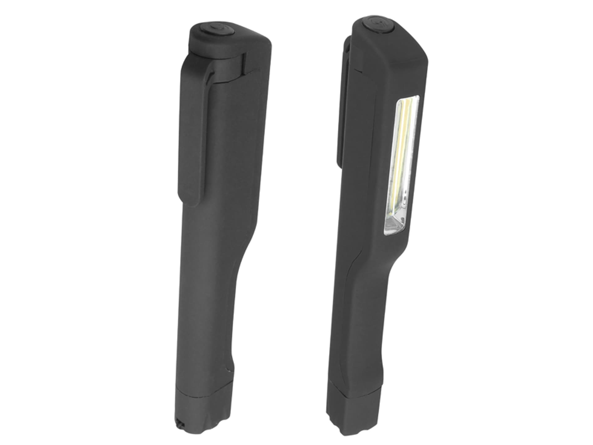 

1 szt. Latarka warsztatowa podłużna COB / ABS plastik, czarna.