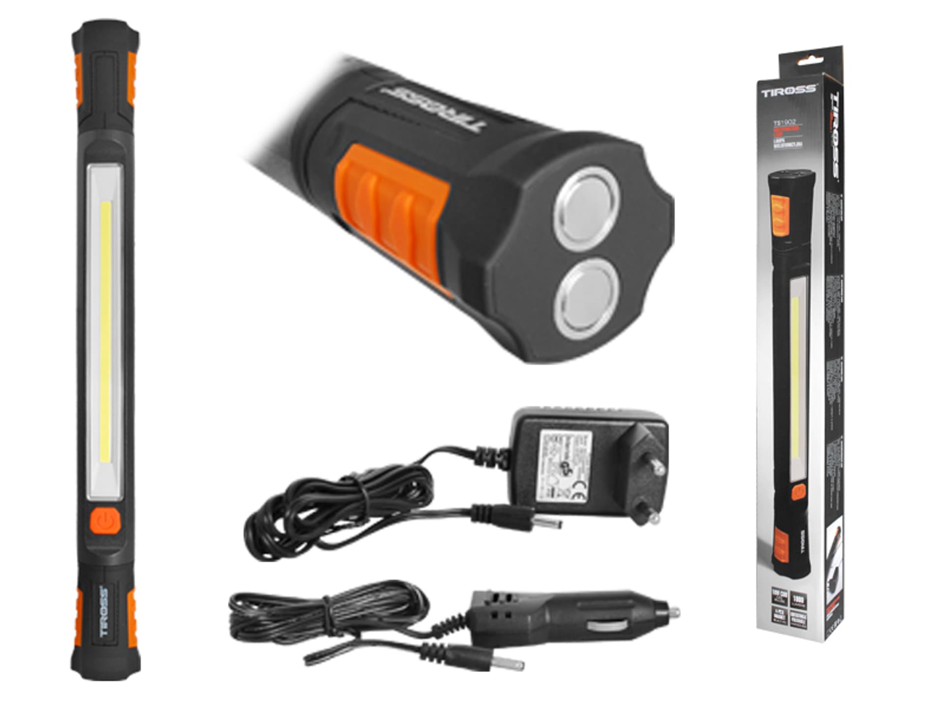 

1 szt. Lampa warsztatowa profesjonalna 10W COB 1000lm z akumulatorem 2600mAH.
