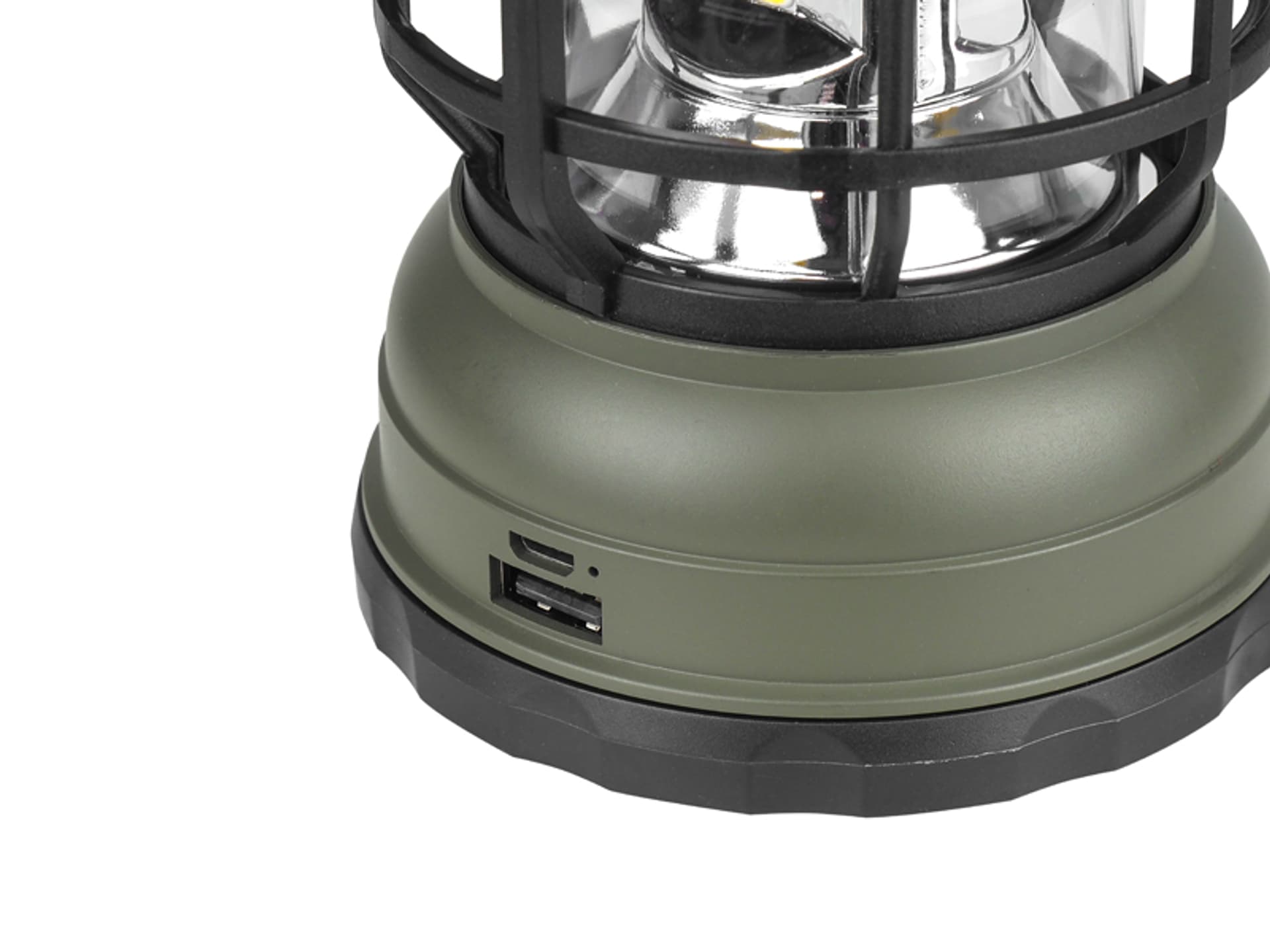 

1 szt. Lampa kemping solarna COB z akumlatorem 18650,płynna regulacja jasności, 3000K, zielona