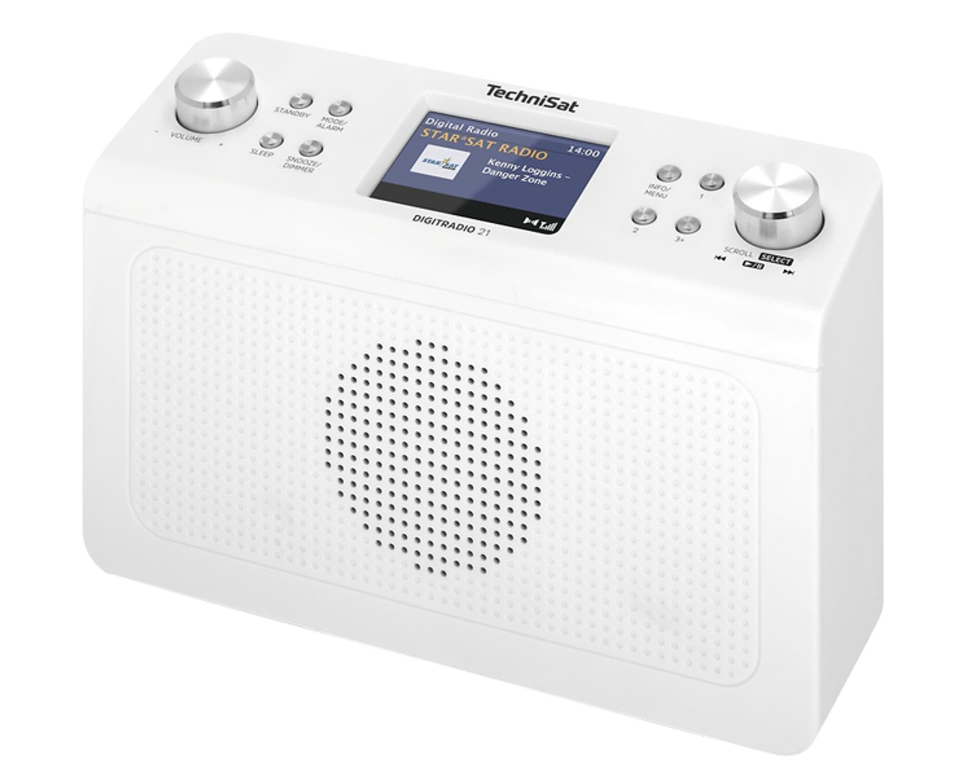 

1 szt. PS Radio internetowe podwieszane TechniSat DIGITRADIO 21 FM/DAB+, Bluetooth, AUX, zegar.