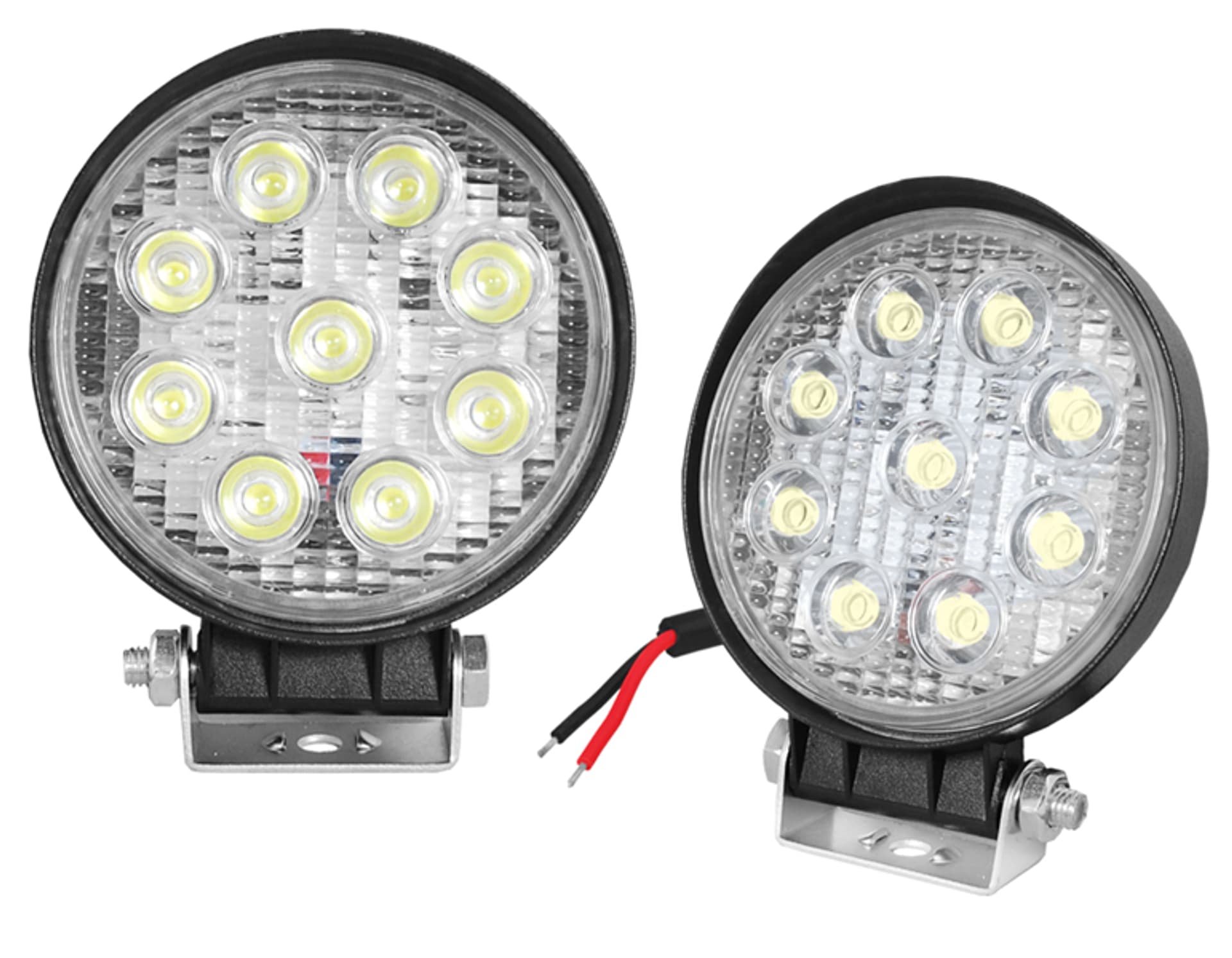 

1 szt. PS Lampa robocza 9 LED 27W, okrągła FLOOD OFF ROAD.