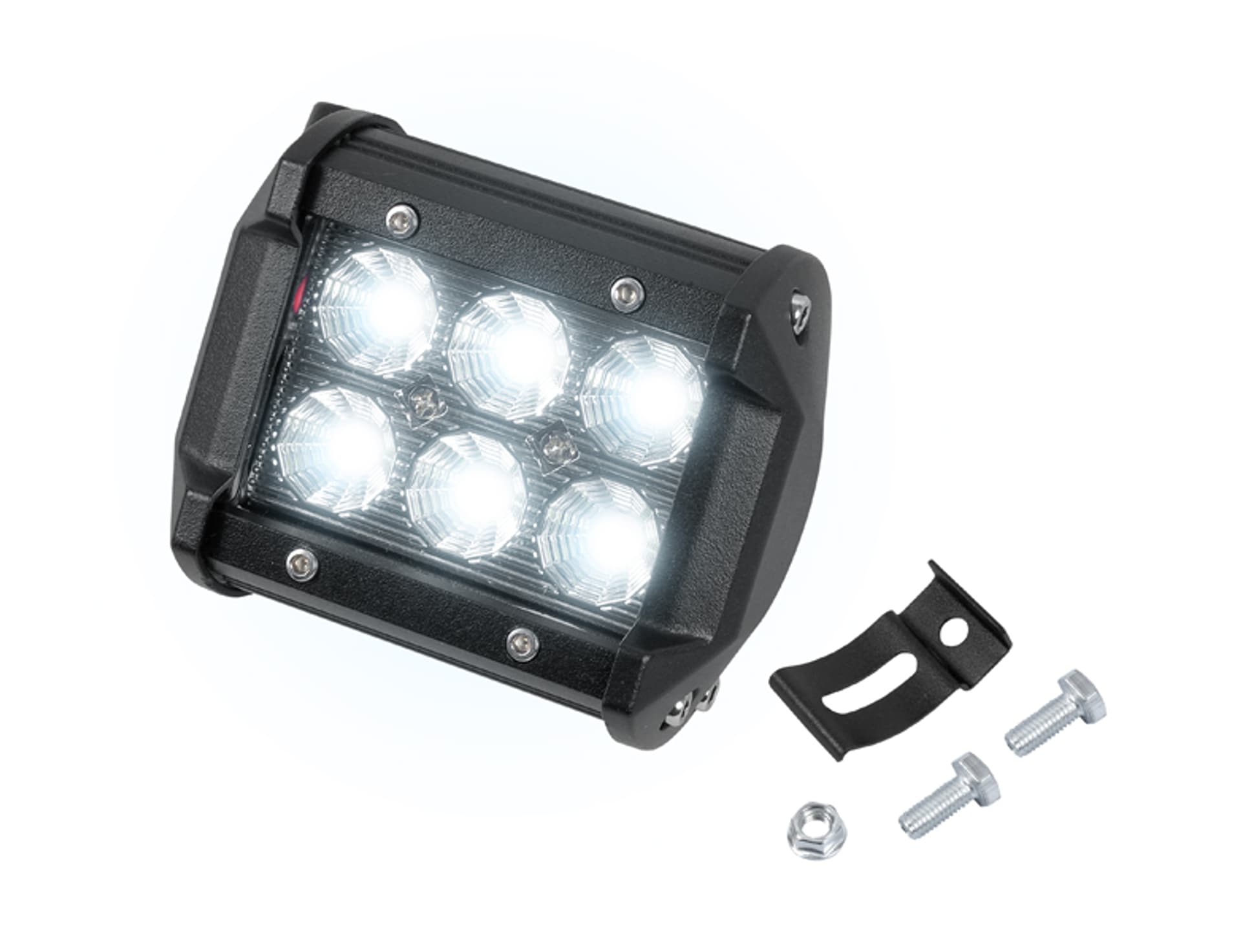 

1 kpl. PANEL OFF ROAD 10-30V, 3 W x 6LED, 18W, IP67, 6500K, Flood.