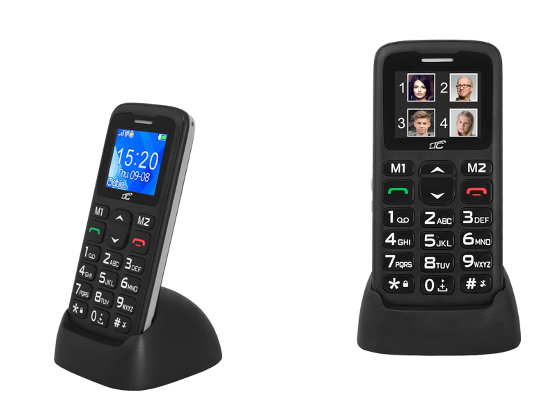 

1 szt. PS LTC TELEFON DLA SENIORA BT MOB10 CZARNY