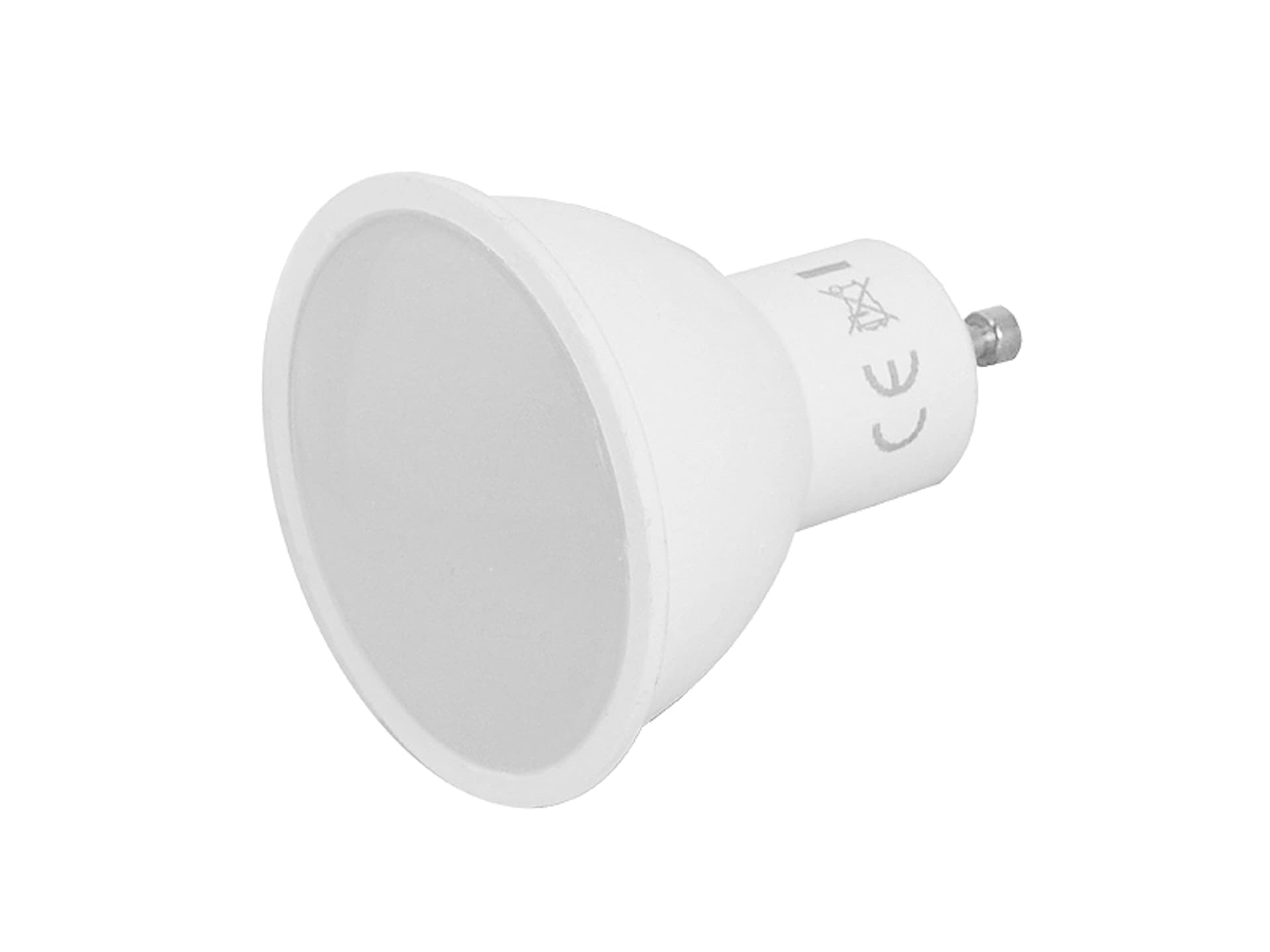 

1 szt. PS Żarówka LTC LED GU10 SMD 7W 230V, światło ciepłe białe, 560lm.