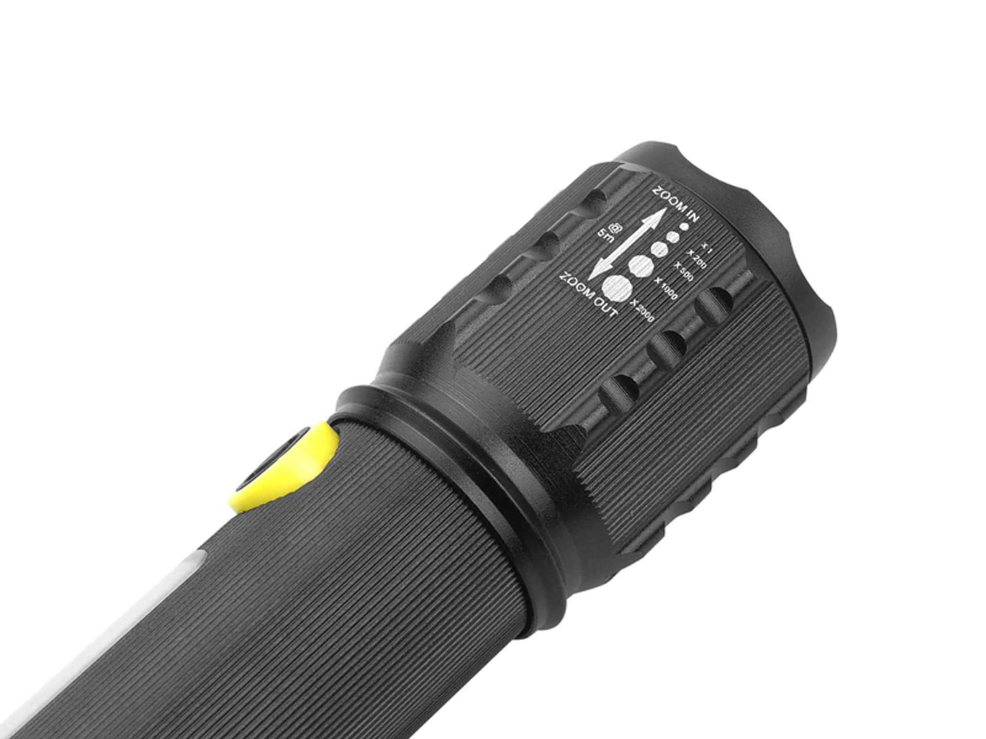 

1 szt. Latarka ręczna 1-LED+COB ZOOM z akumulatorem i kablem MicroUsb