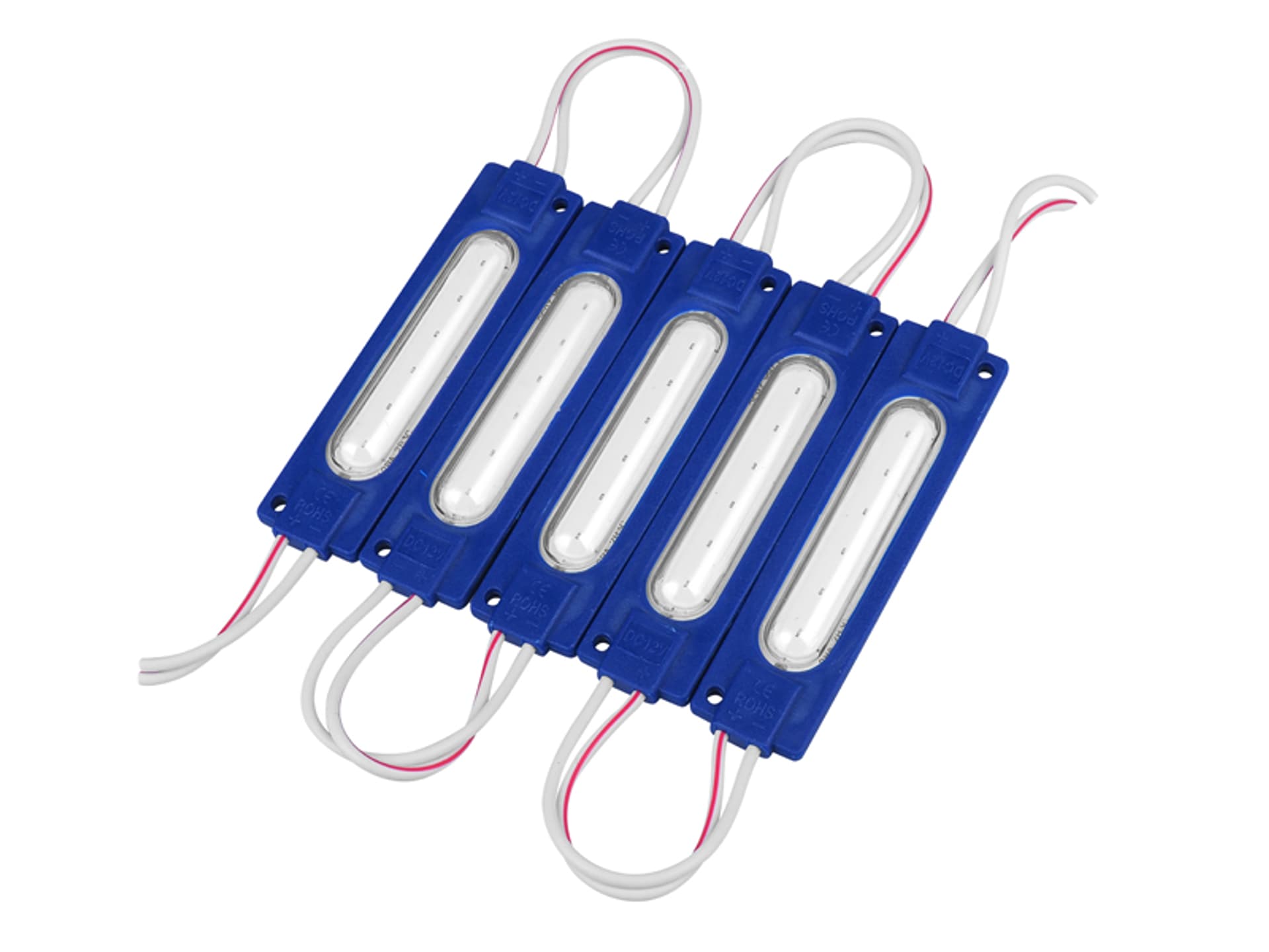 

5 szt. PS Moduł LED COB niebieski wodoodporny NEW