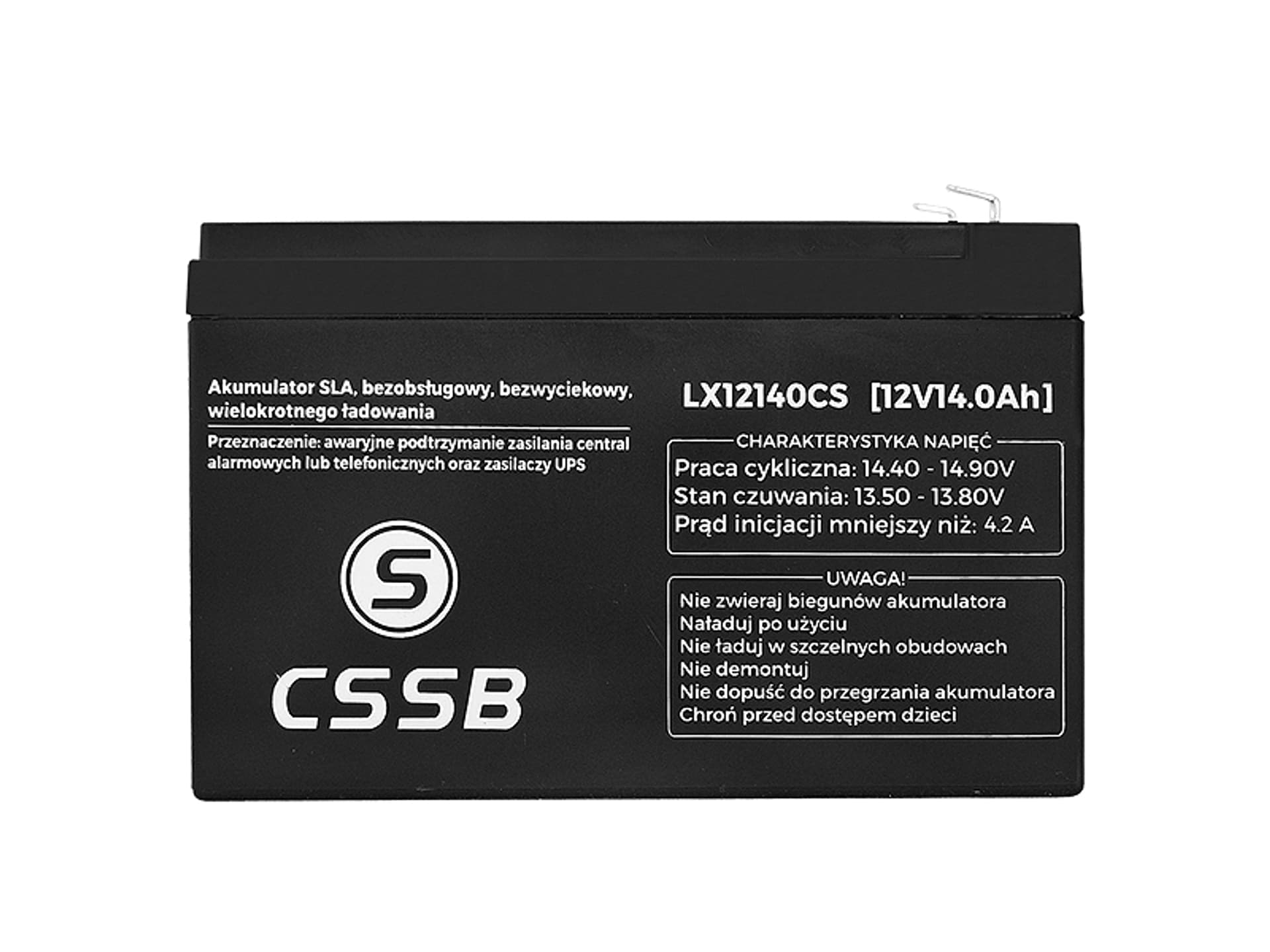 

1 szt. PS Akumulator bezobsługowy SLA12V 14Ah.