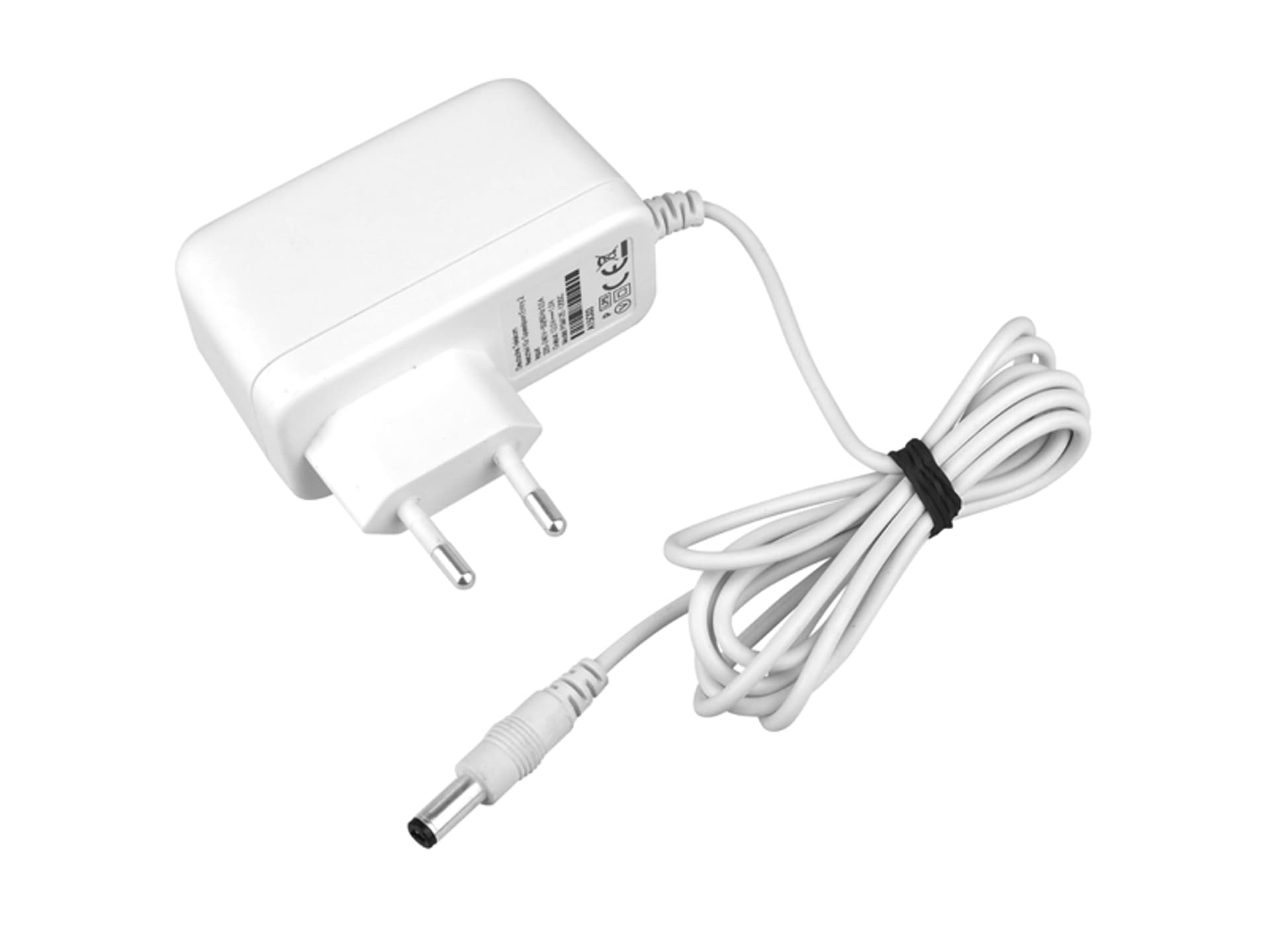 

1 szt. PS Zasilacz do LED 12 V/1 A, DC-5,5/2,5, HQ, biały.