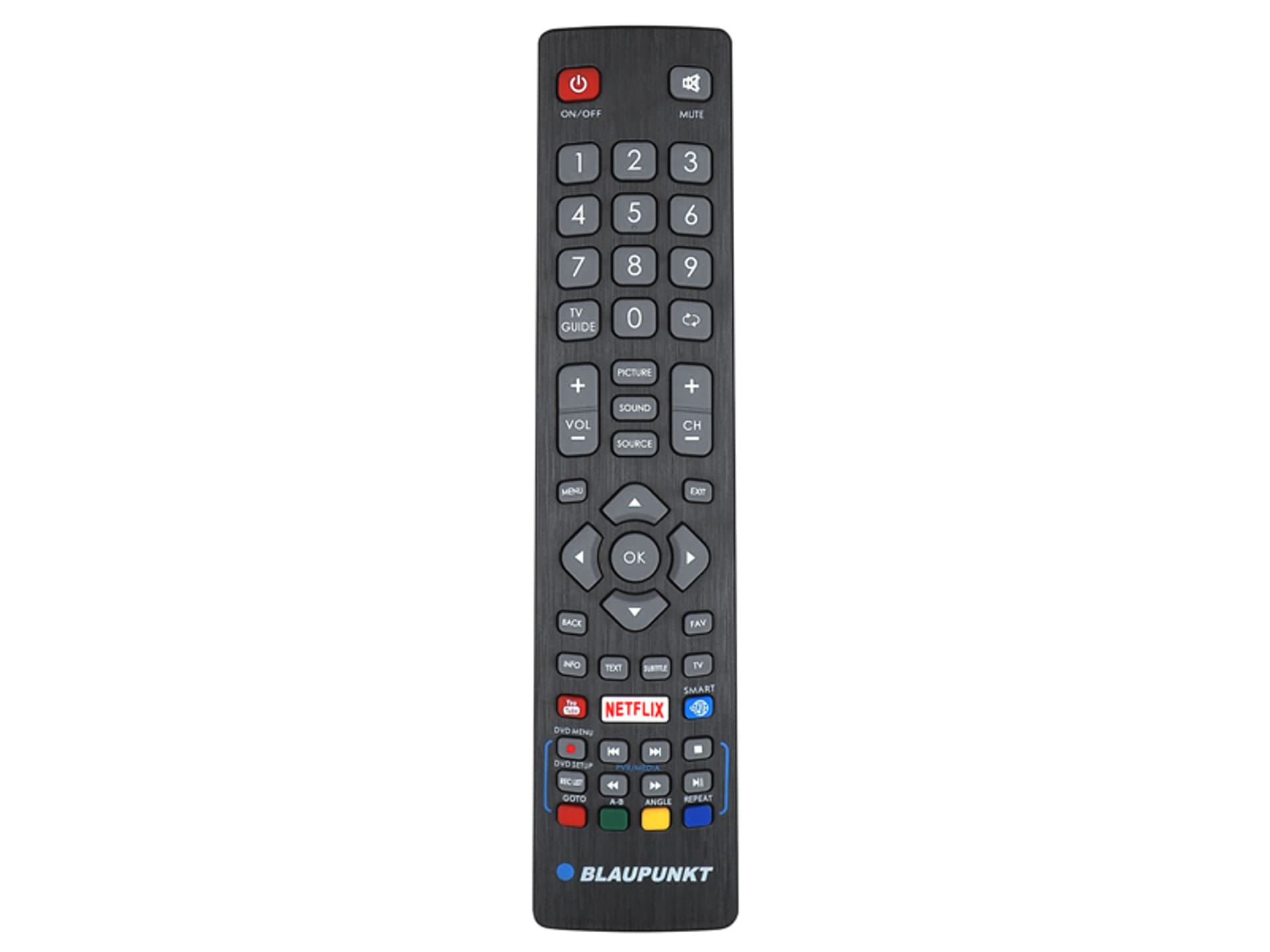 

1 szt. Pilot TV LCD Blaupunkt SHARP ,SMART, NETFLIX,YOUTUBE org.