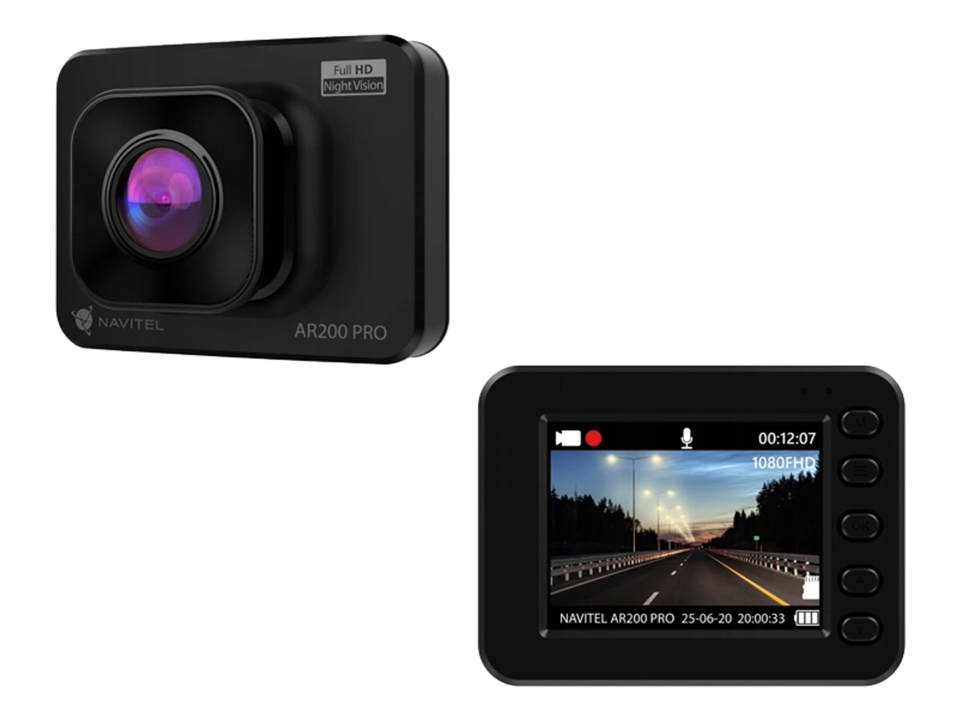 

1 szt. Wideorejestrator Navitel AR200 Pro, 2, 64 GB.