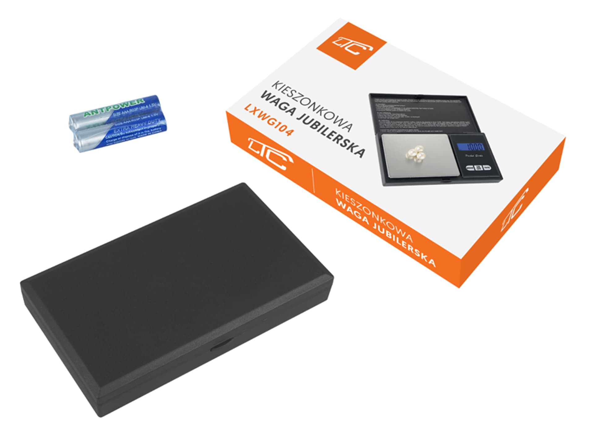 

1 szt. Waga jubilerska LTC 0.1g, 0.05ct, wyświetlacz LCD.
