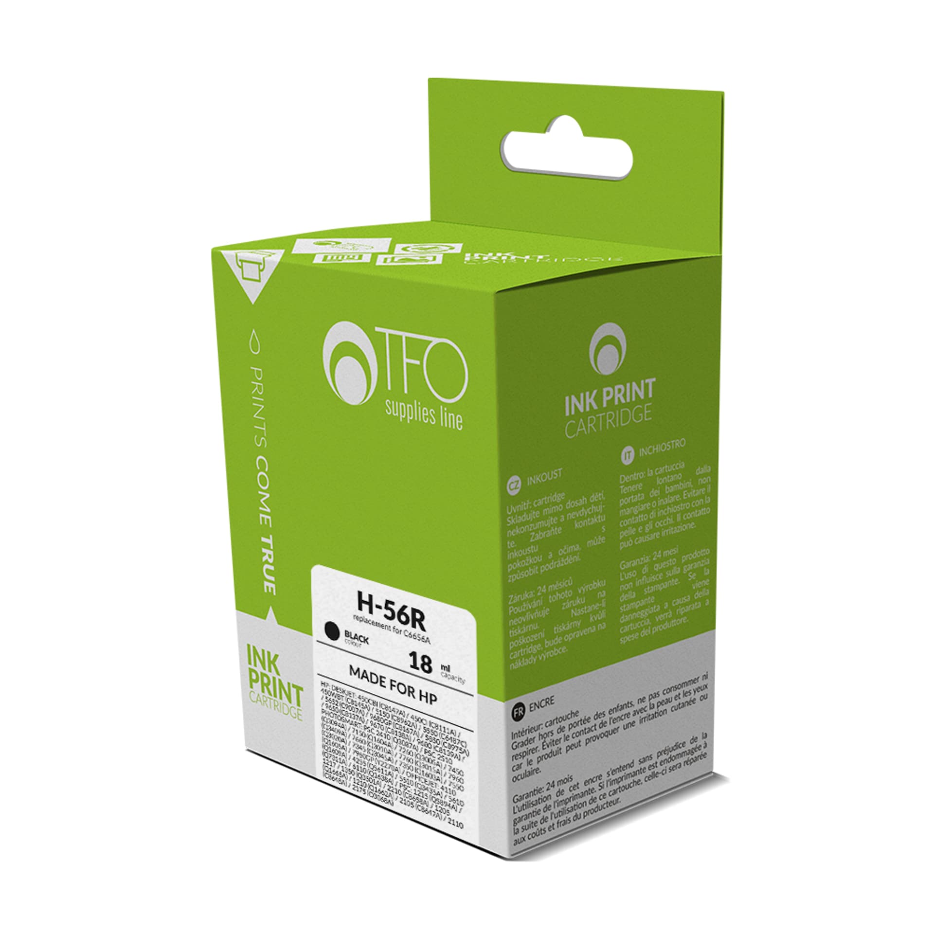 

1 szt. Tusz TFO H-56R (C6656A) 18ml.