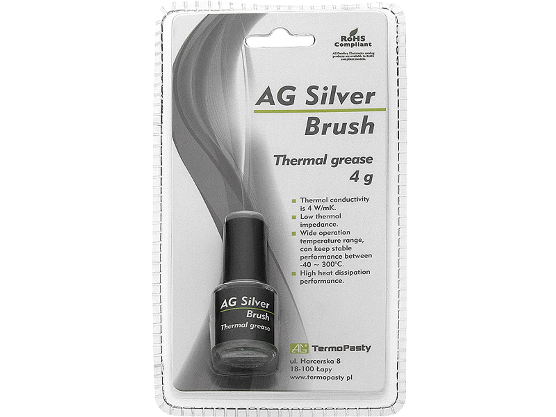 

9203# Thermal grease - silver brush 4g
