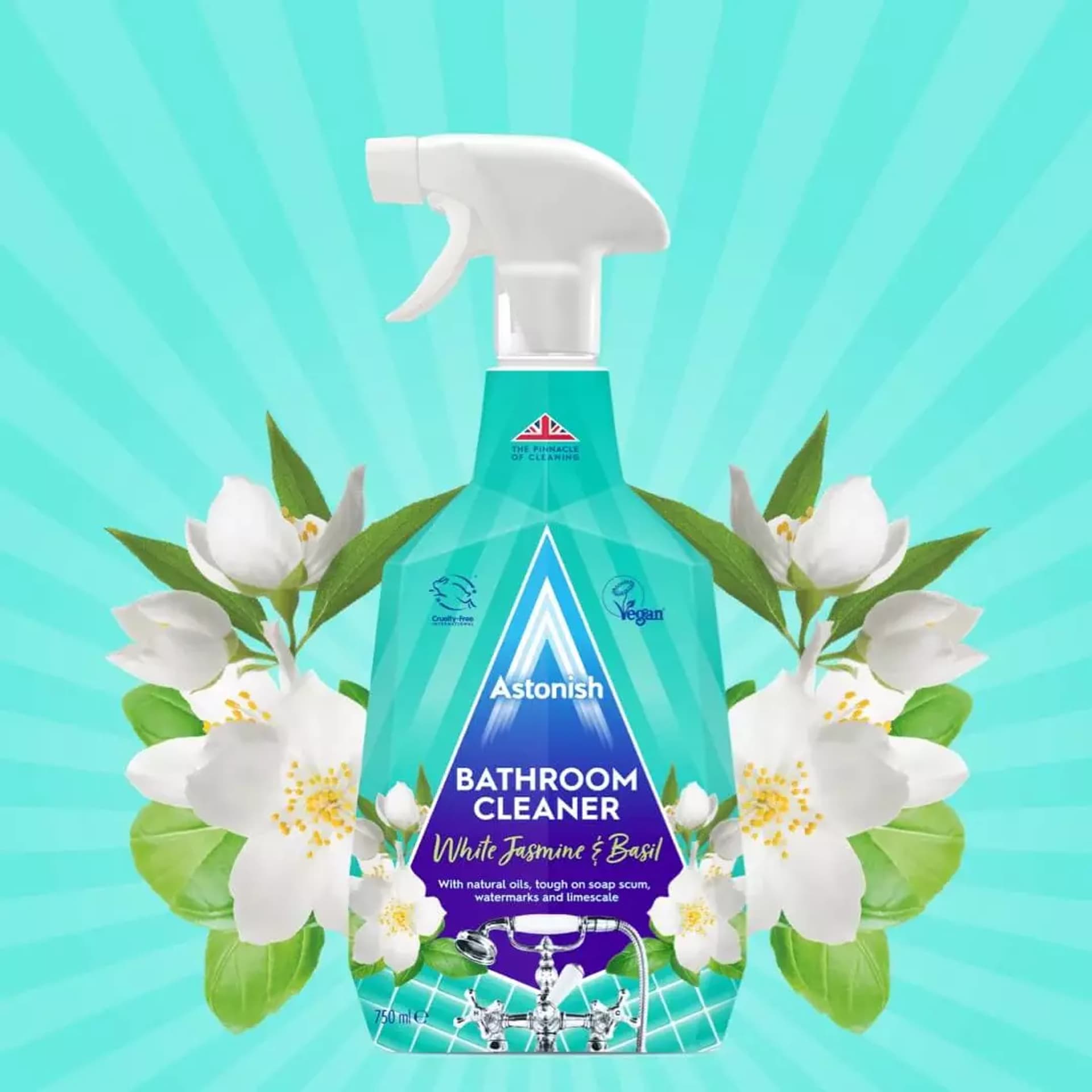 

ASTONISH Płyn do mycia łazienek 750ml BATHROOM CLEANER WHITE JASMINE&BASIL