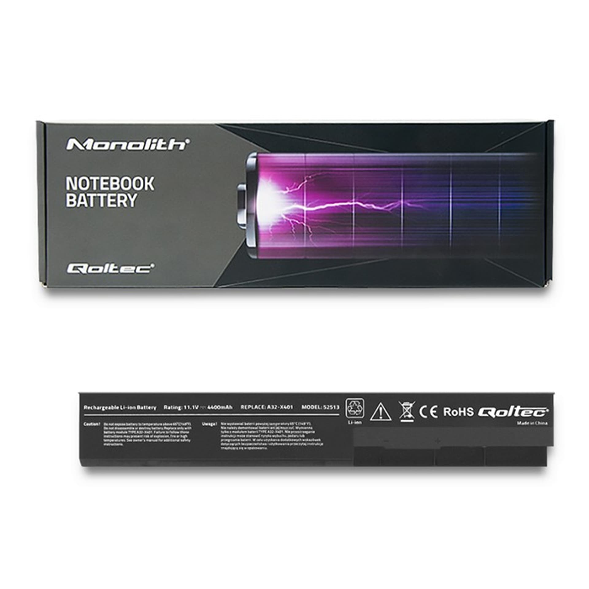 

Qoltec Bateria do Asus A31-X401 X301 X401 4400mAh 10.8-11.1V