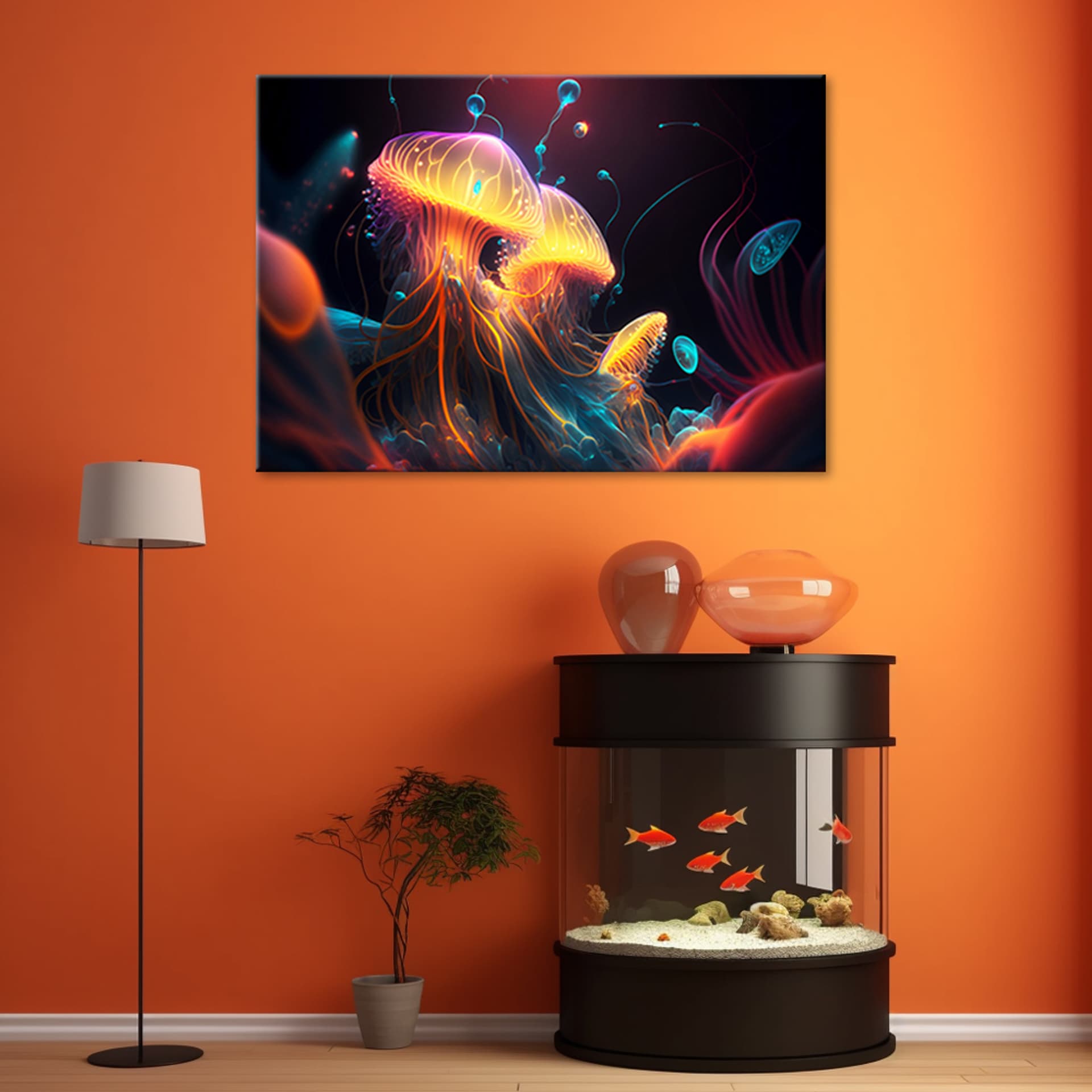 

Obraz deco panel, Kolorowa abstrakcja morska (Rozmiar 90x60)
