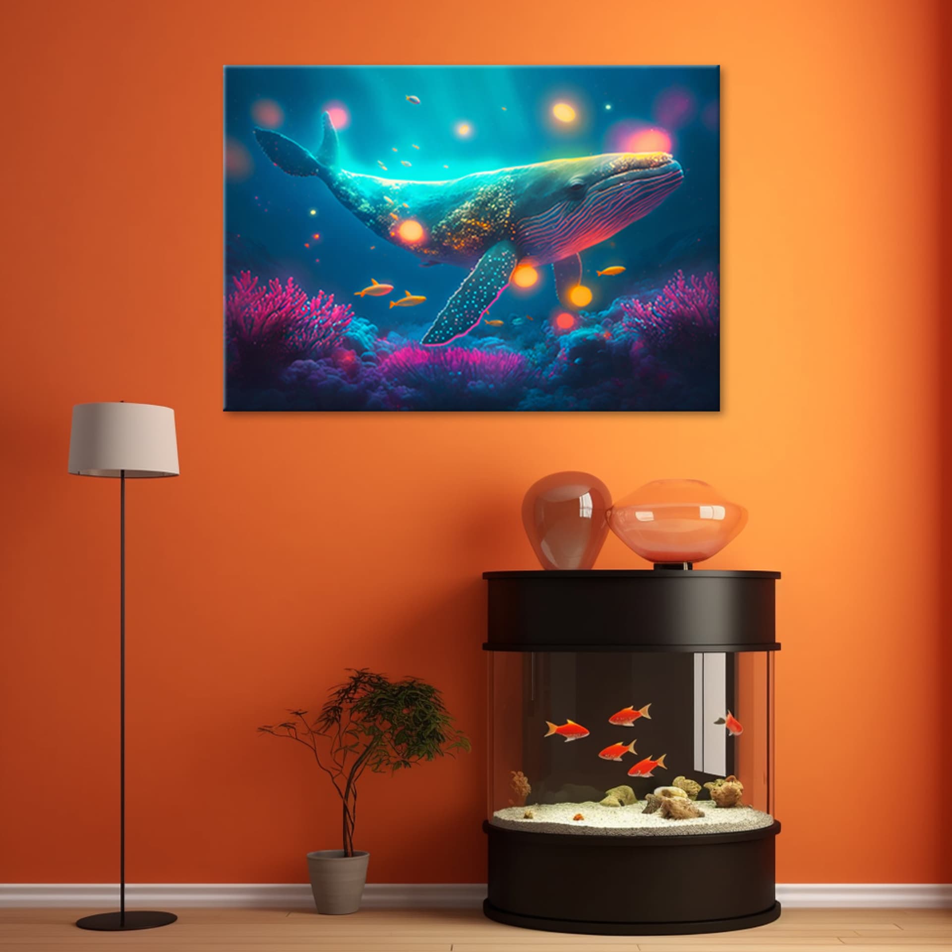 

Obraz na płótnie, Magiczny wieloryb (Rozmiar 90x60)
