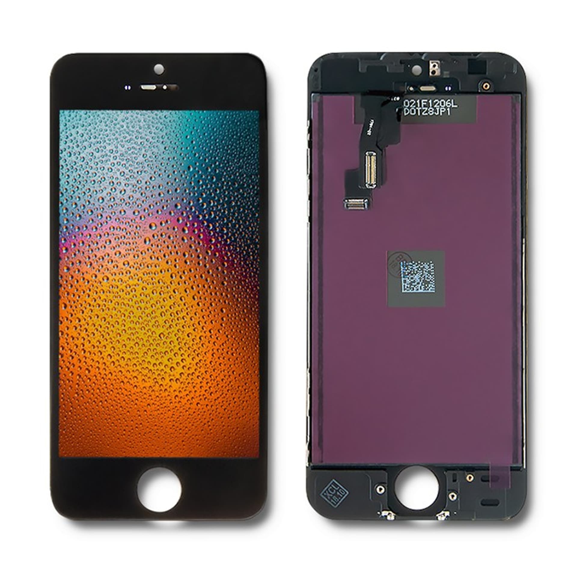 

Qoltec Wyświetlacz dotykowy LCD do iPhone 5C ramka czarna