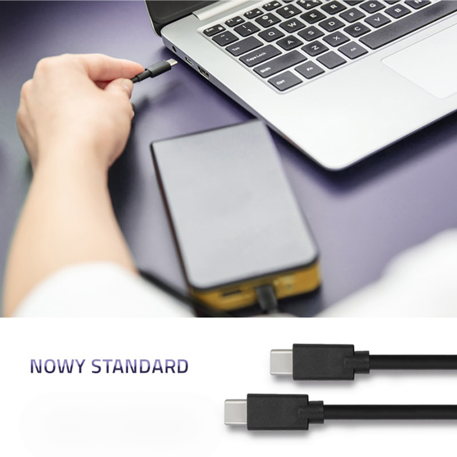

Qoltec Kabel USB 2.0 typ C męski USB 2.0 typ C męski 3m Czarny